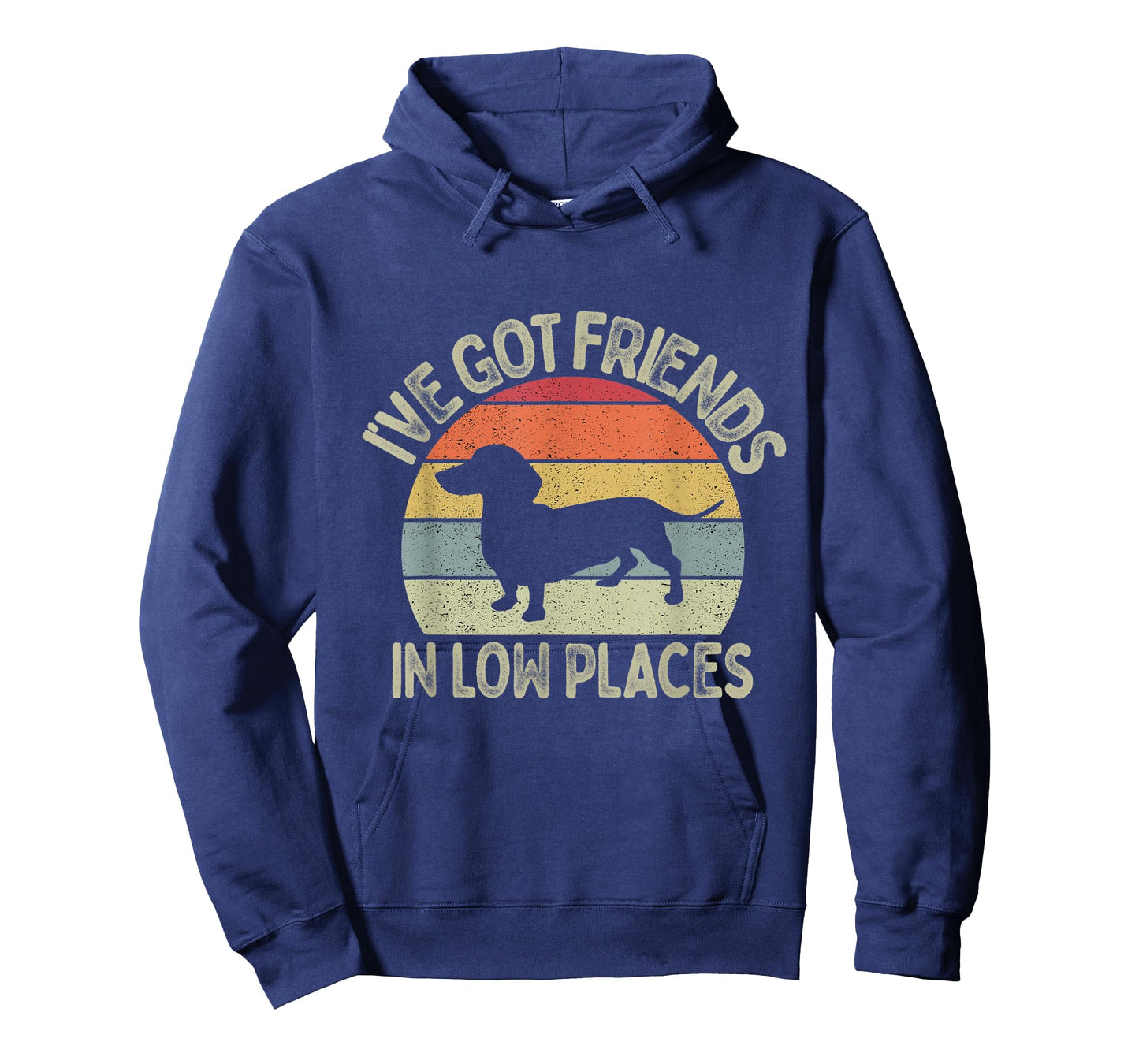 I've Got Friends In Low Places Dachshund Vintage Dog Lovers T-Shirt