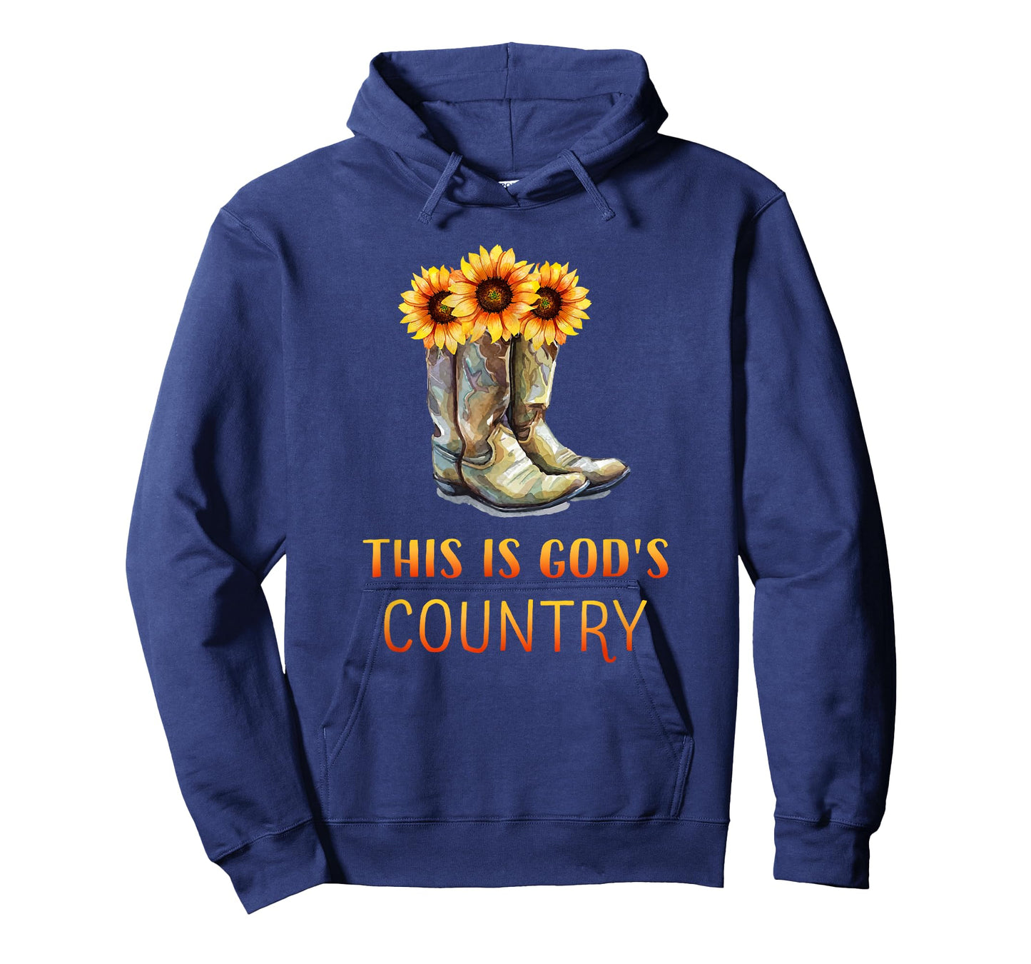 Cowgirl Boots - God's Beautiful Country T-Shirt