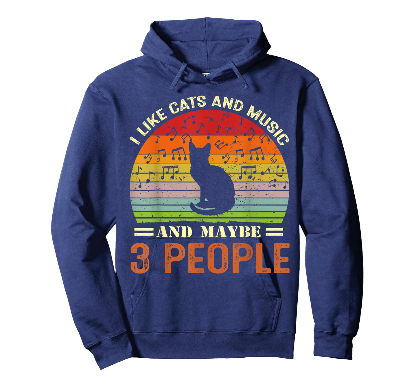 I Like Cats And Music And Maybe 3 People T-Shirt