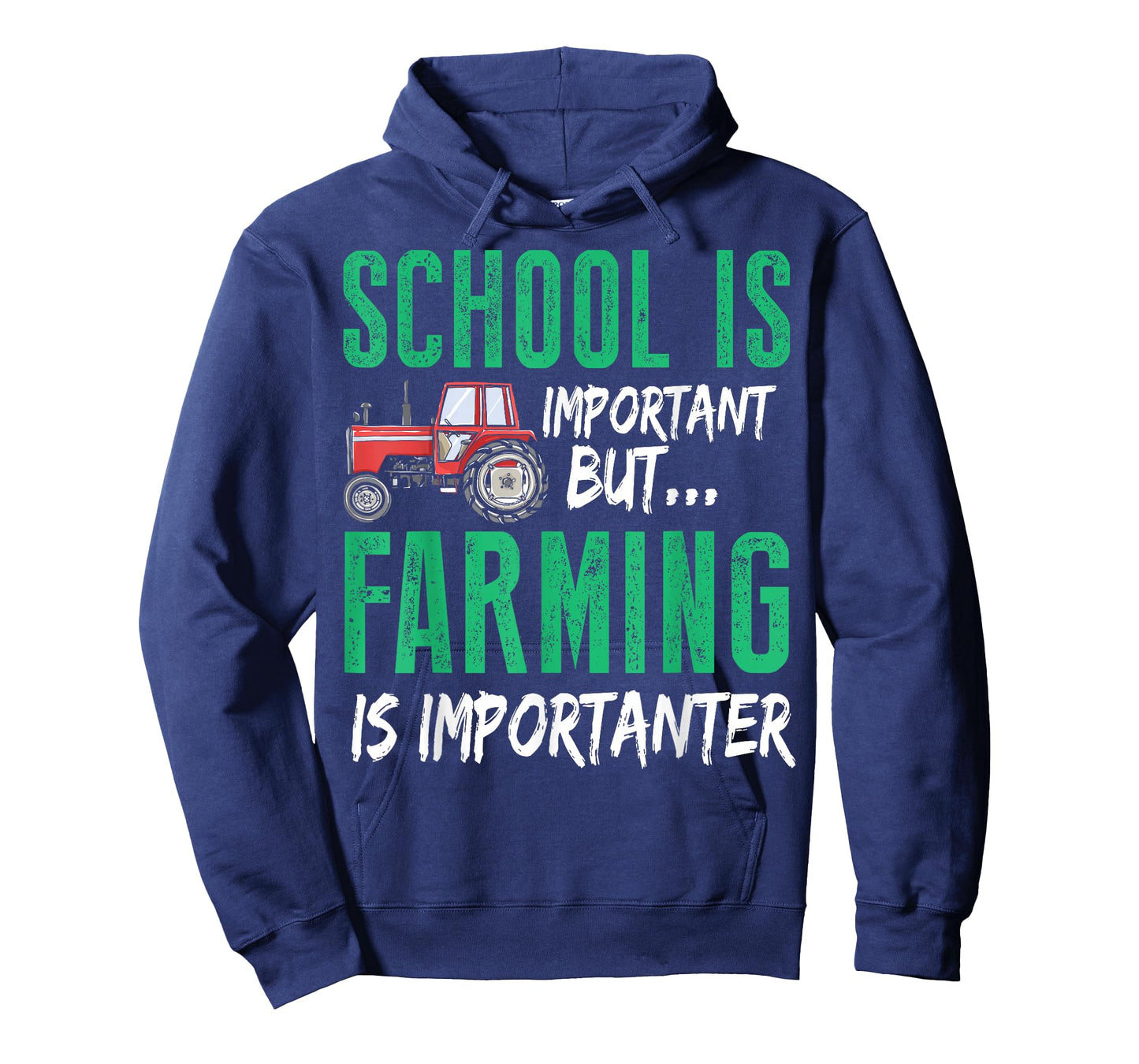 School Is Important But Farming Is Importanter Design T-Shirt