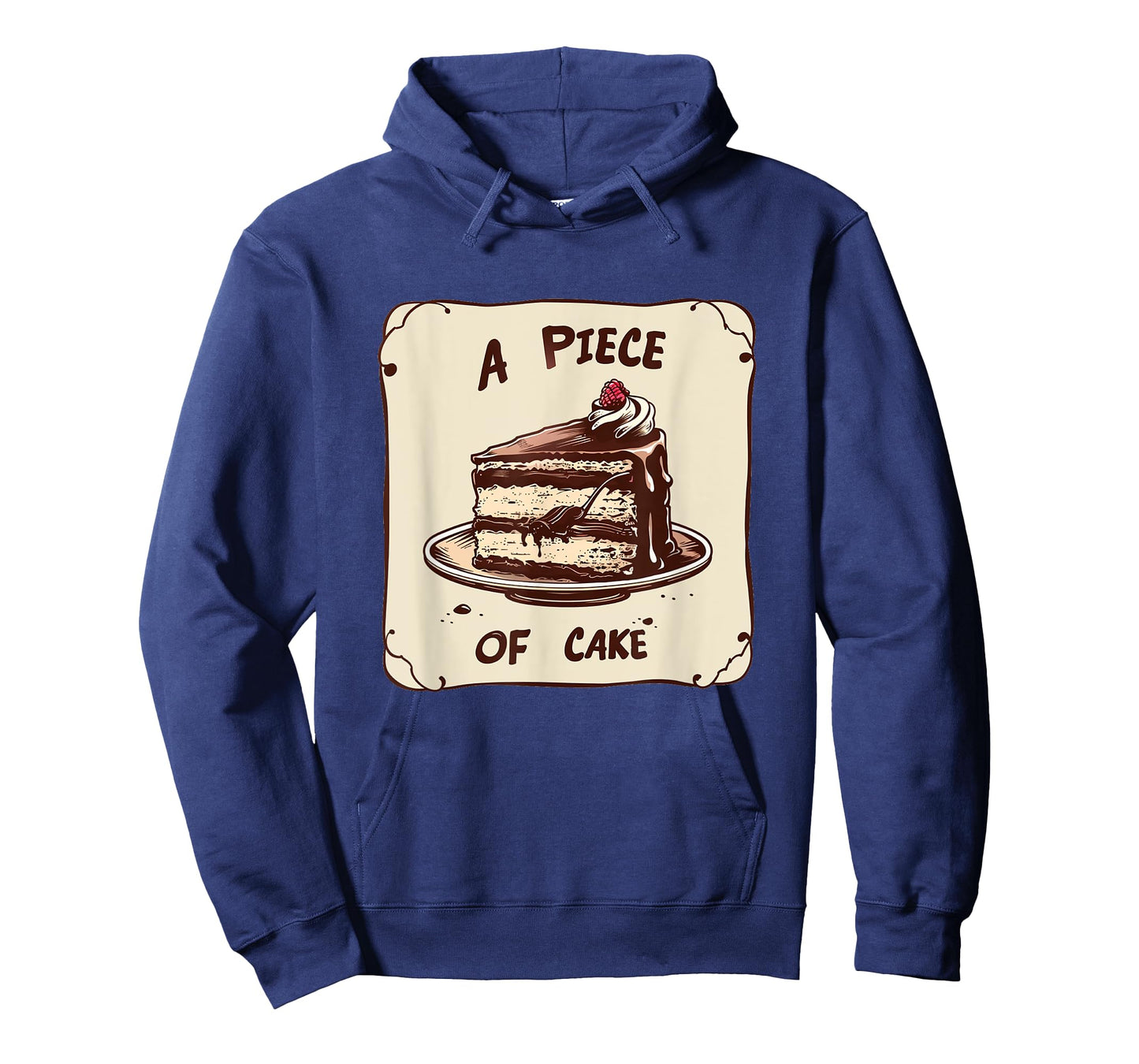 Funny Birthday Cake for Idiom and Piece of Cake Lovers T-Shirt
