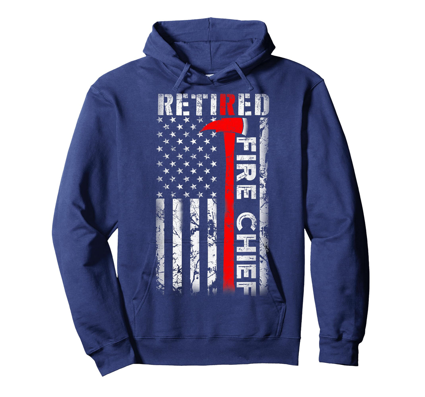 Firefighter American flag with Axe Retired Fire Chief gifts T-Shirt