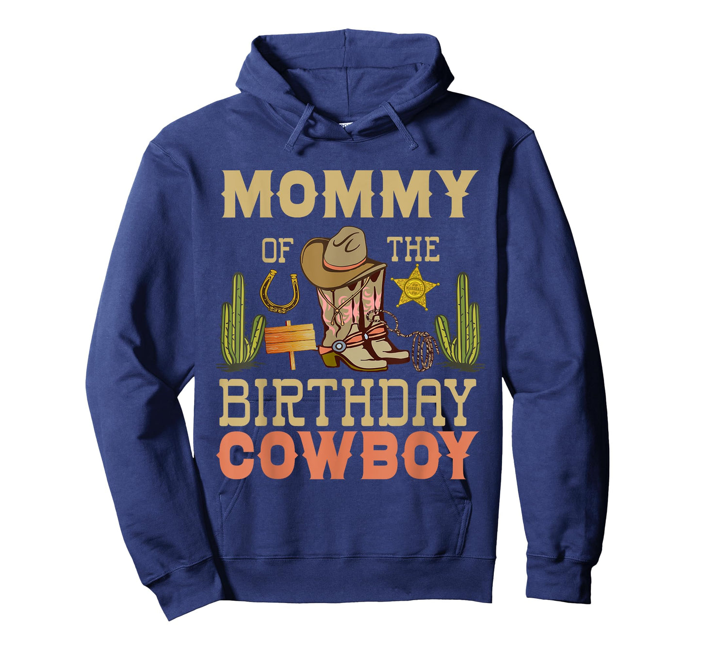 Mommy of The birthday Cowboy Rodeo Country B-day Matching T-Shirt