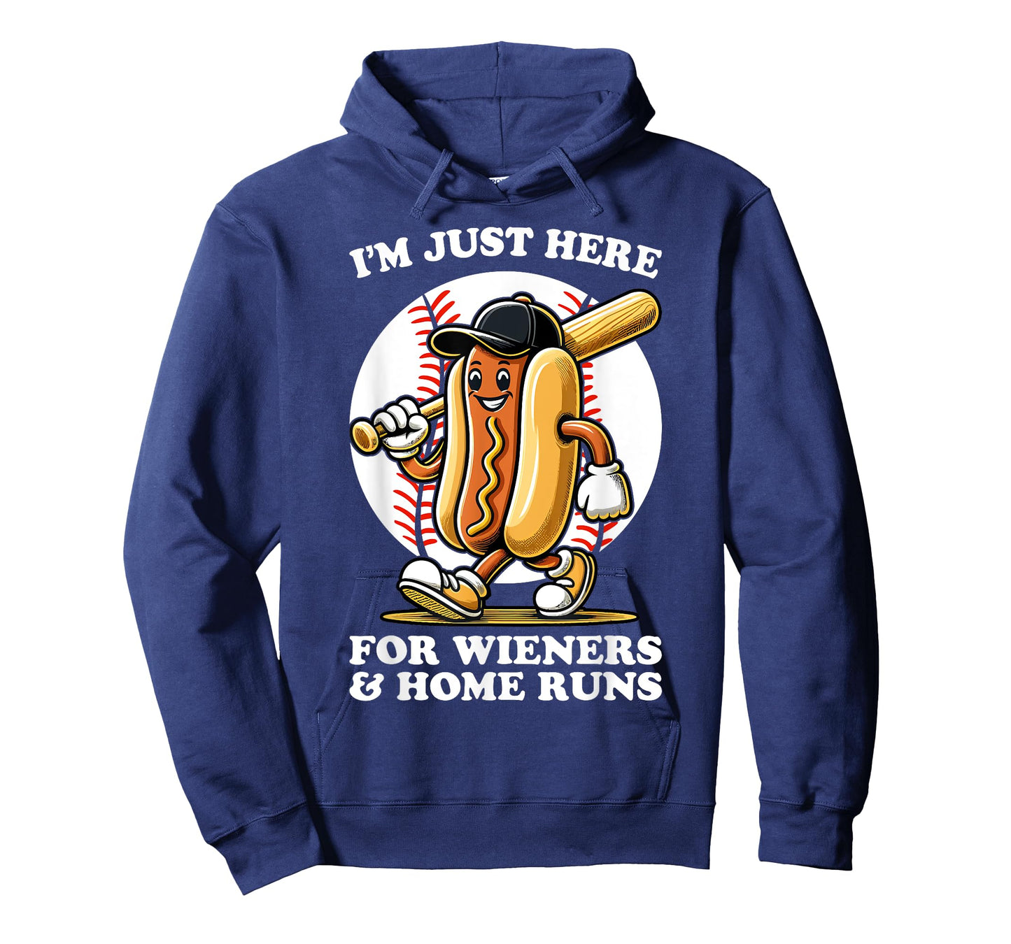 Funny Baseball Design for Women Men Wieners & Home Runs T-Shirt
