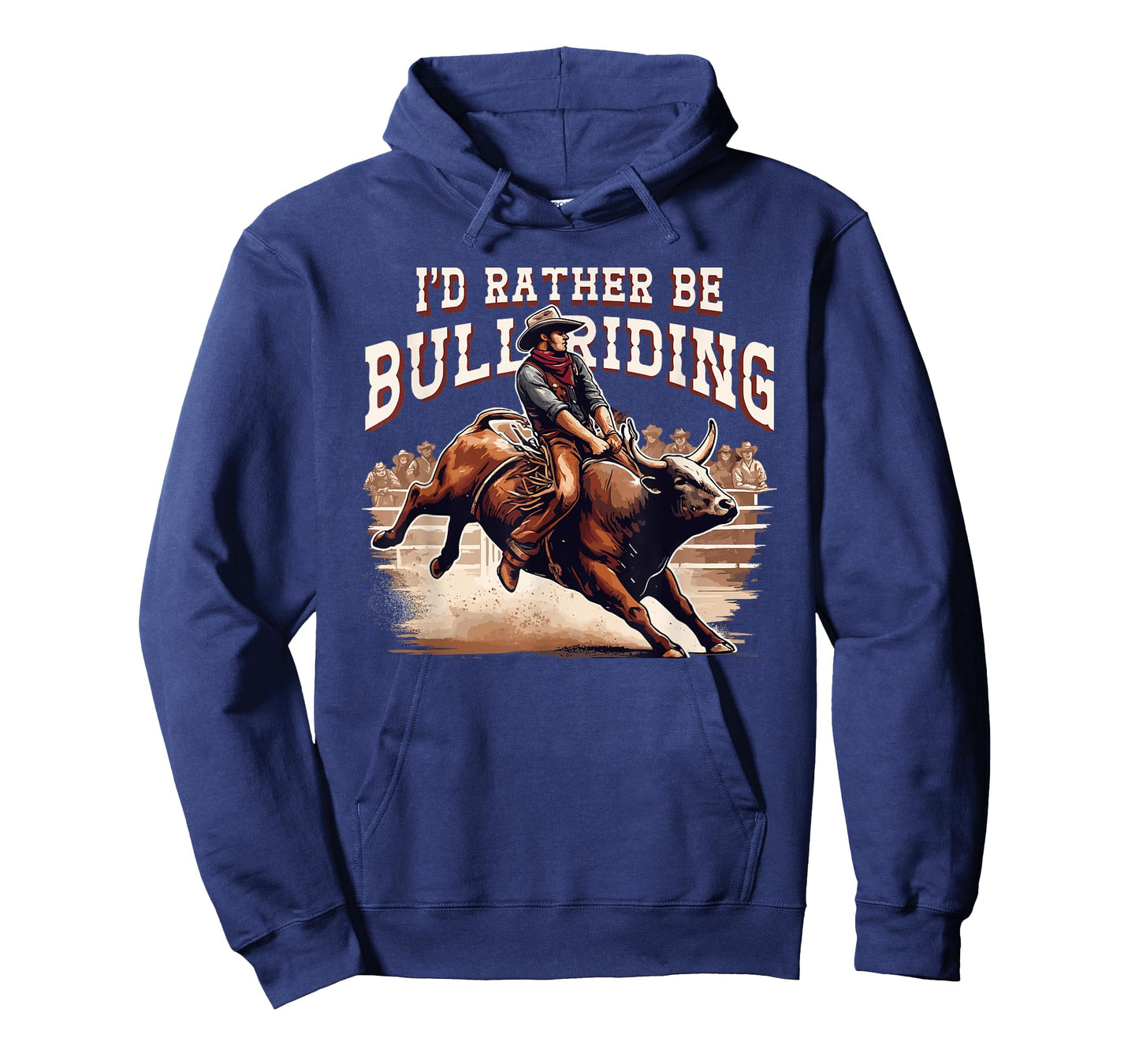 I'd Rather Be Bull Riding Cowboy Rodeo Western Country T-Shirt