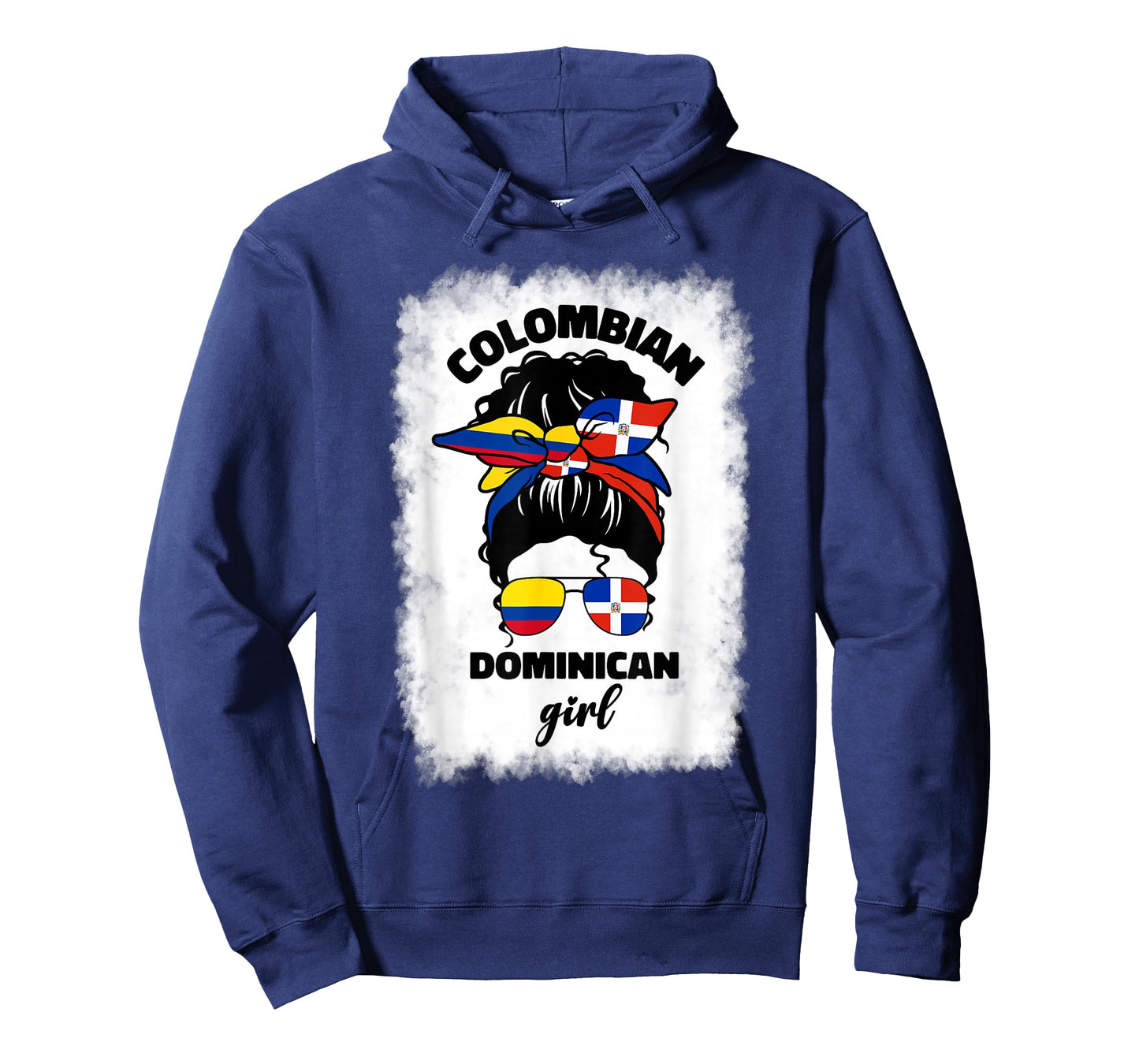Half Dominican And Colombian Colombia Flag Girl Girls Mix T-Shirt