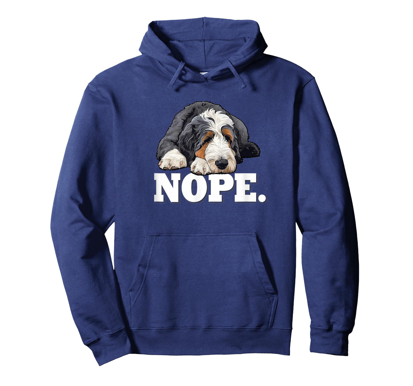 Mens & Womens Cute Pet Sleep Nap NOPE Bernedoodle Dog Lover T-Shirt