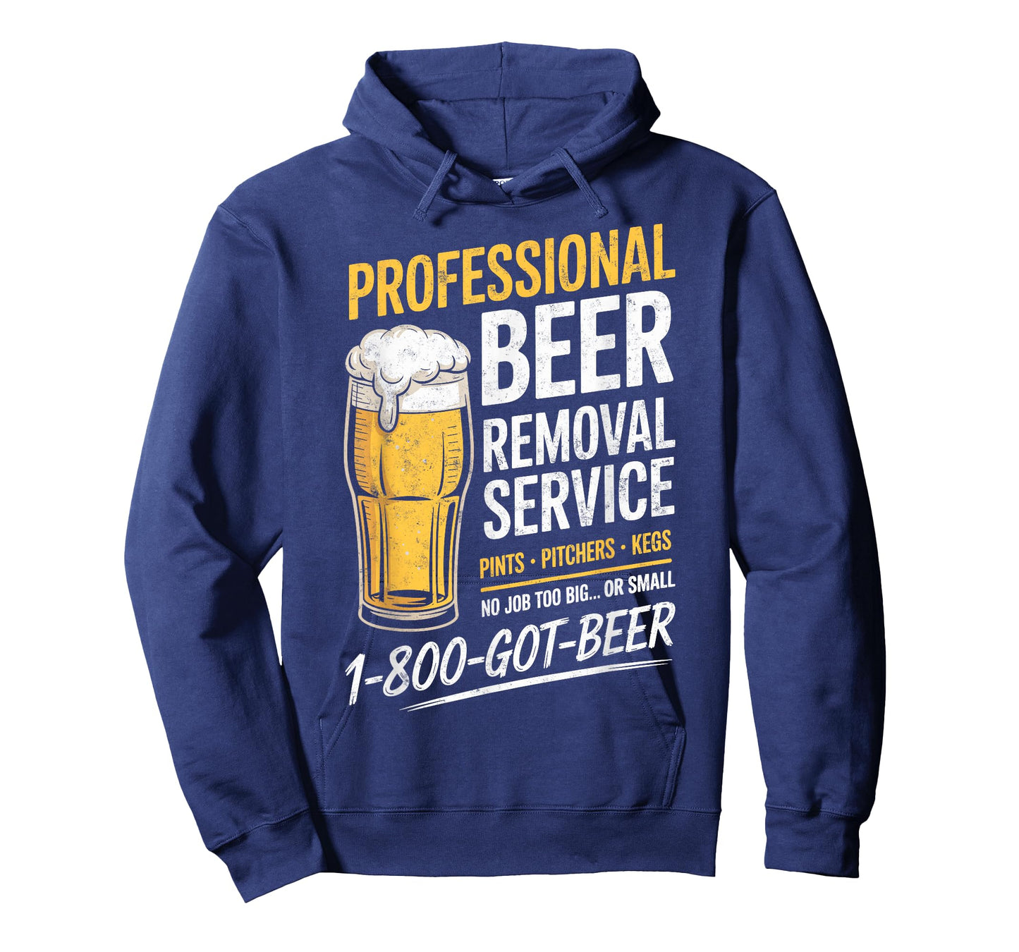 Professional Beer Removal Service Joke Funny Drinking Party T-Shirt