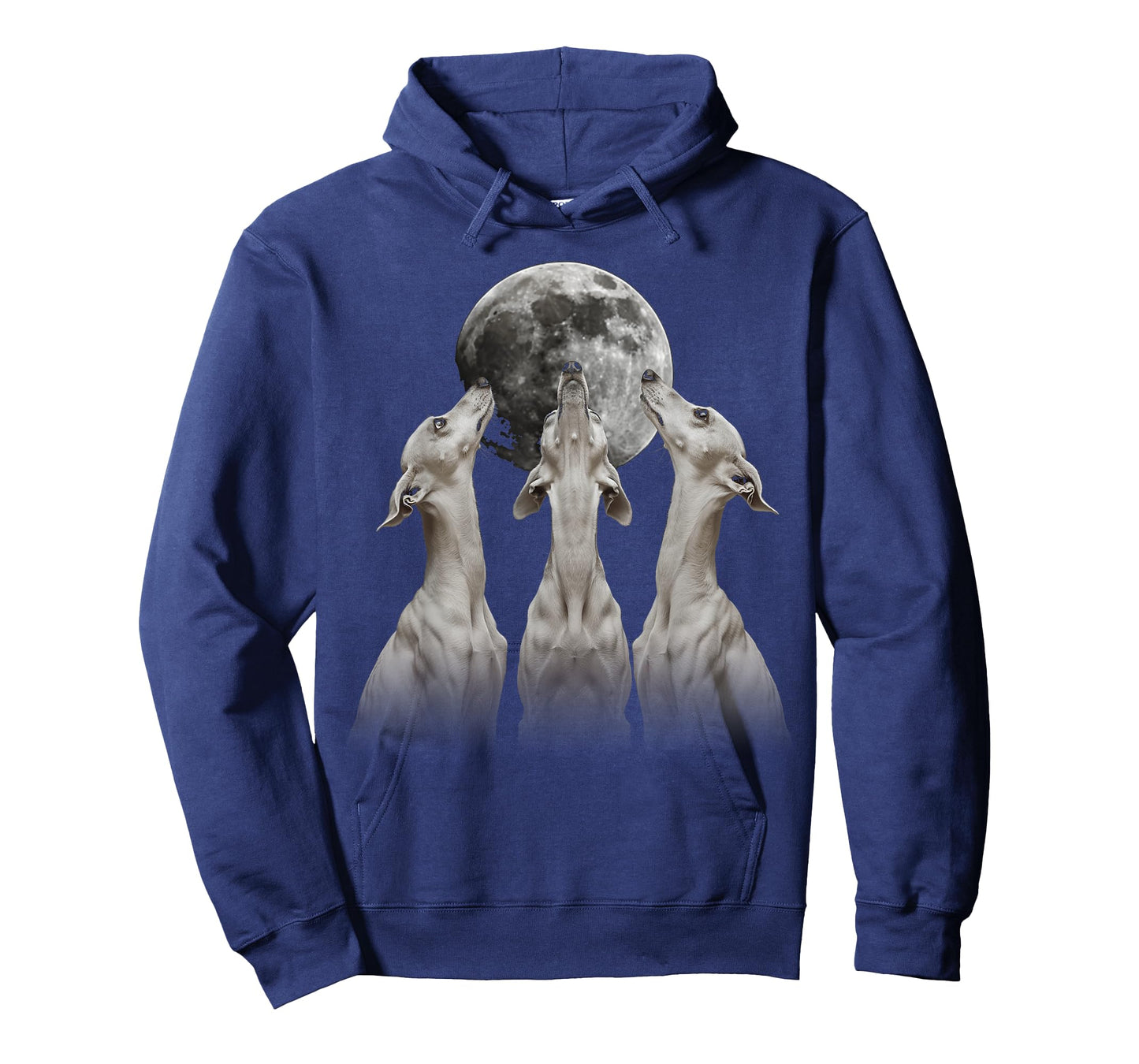 Italian Greyhound Dog Howling Moon T-Shirt