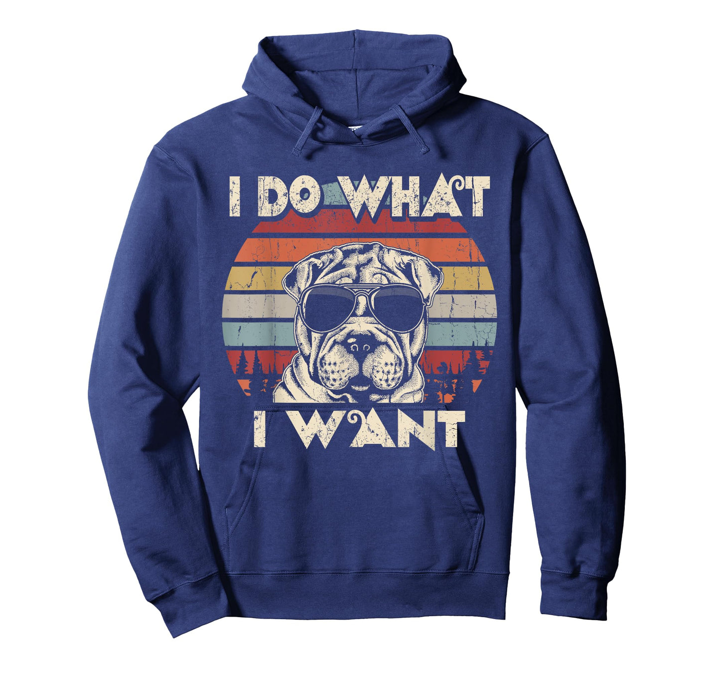 I do what I want funny Shar Pei Vintage Retro T-Shirt