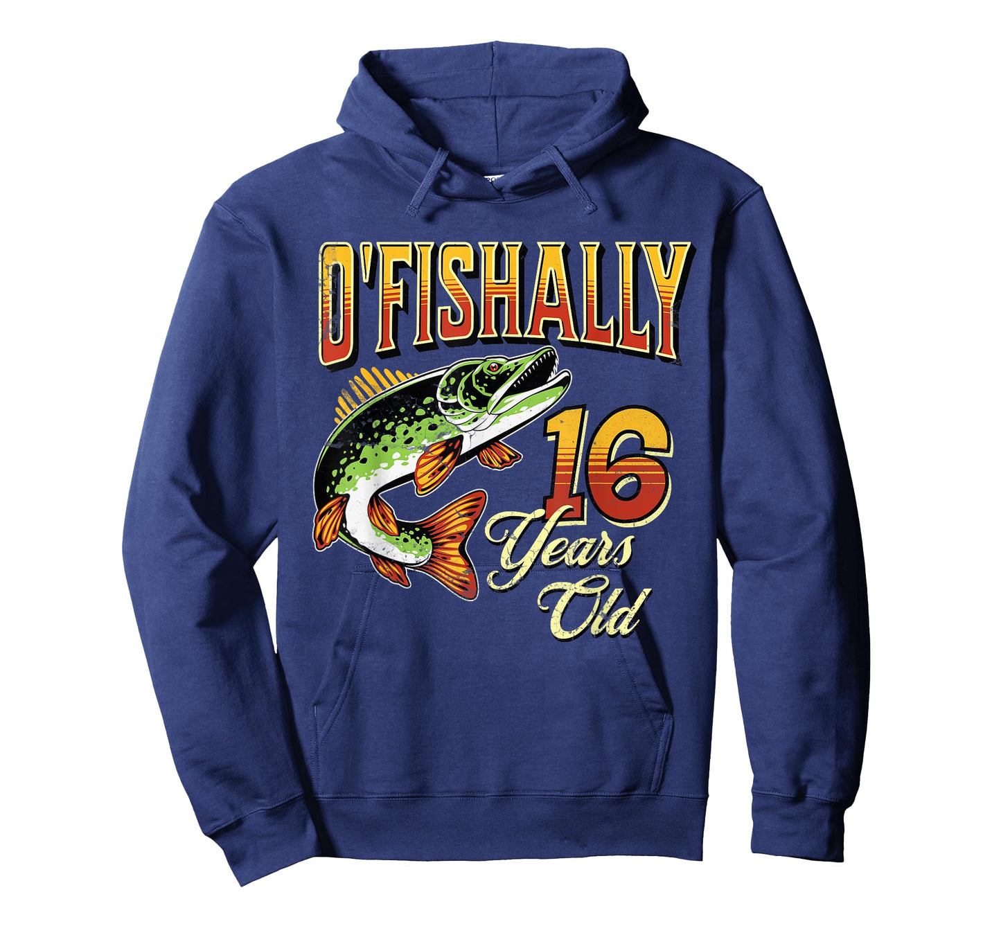 O'Fishally 16 Years Old Fishing Themed 16th Birthday Fish T-Shirt