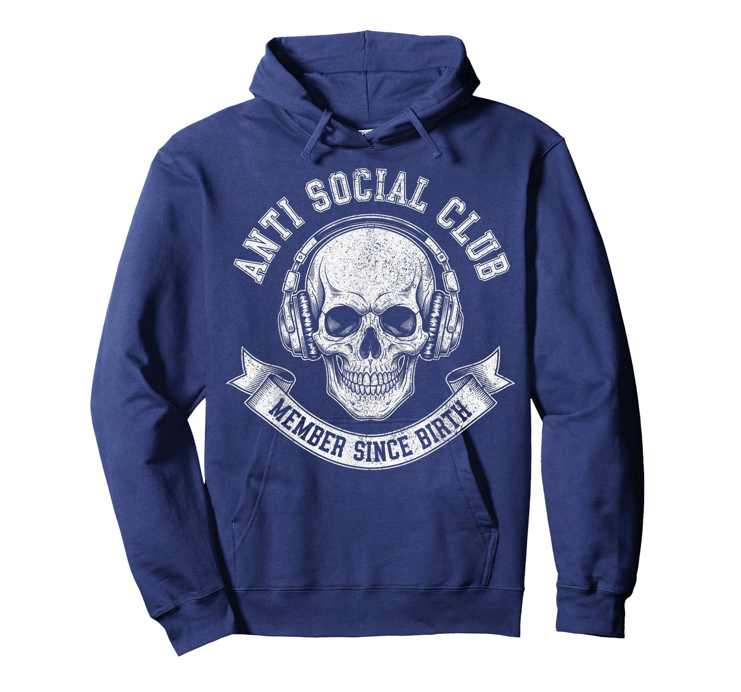 Anti Social - Club Official Member Funny Introvert Crest T-Shirt