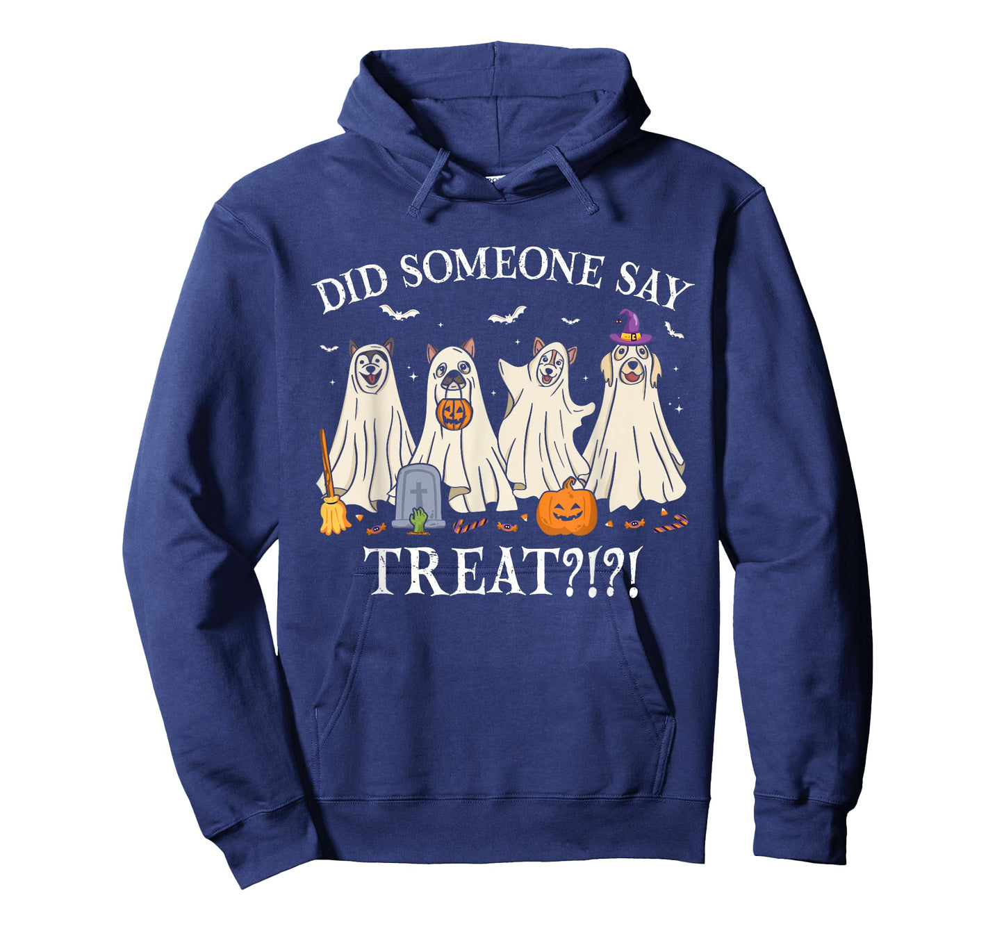 Halloween Ghost Dogs Did Someone Say Treat Ghost Dog Boo T-Shirt
