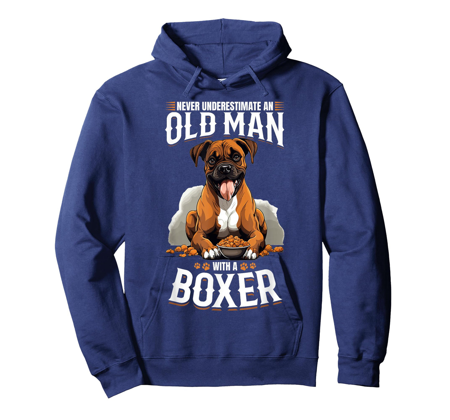 Boxer Dog Breed Pet - Never Underestimate an Old Man T-Shirt