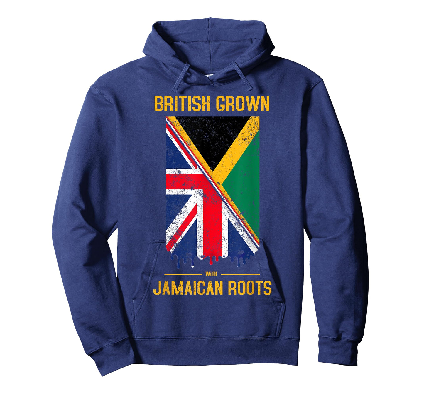 Jamaican Flag With Union Jack Design & British Caribbean T-Shirt