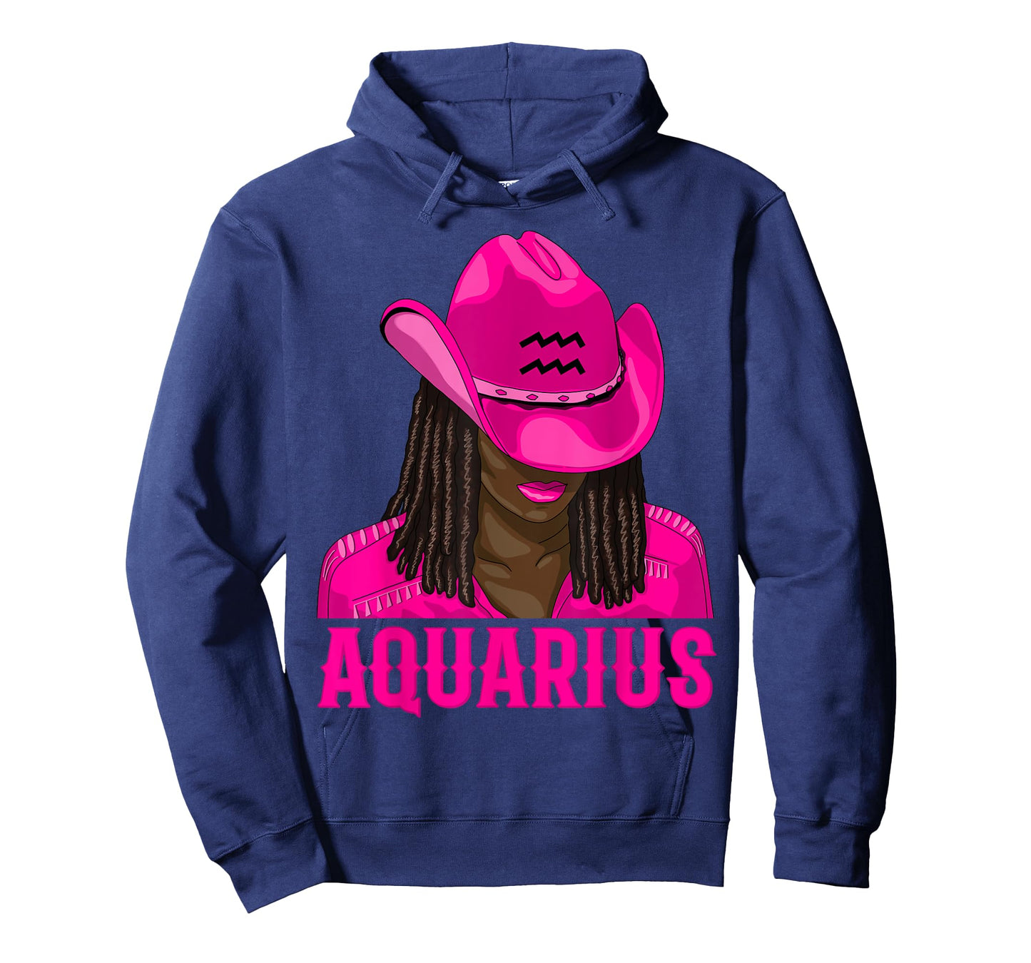 Aquarius Western Cowgirl African American Black Women T-Shirt
