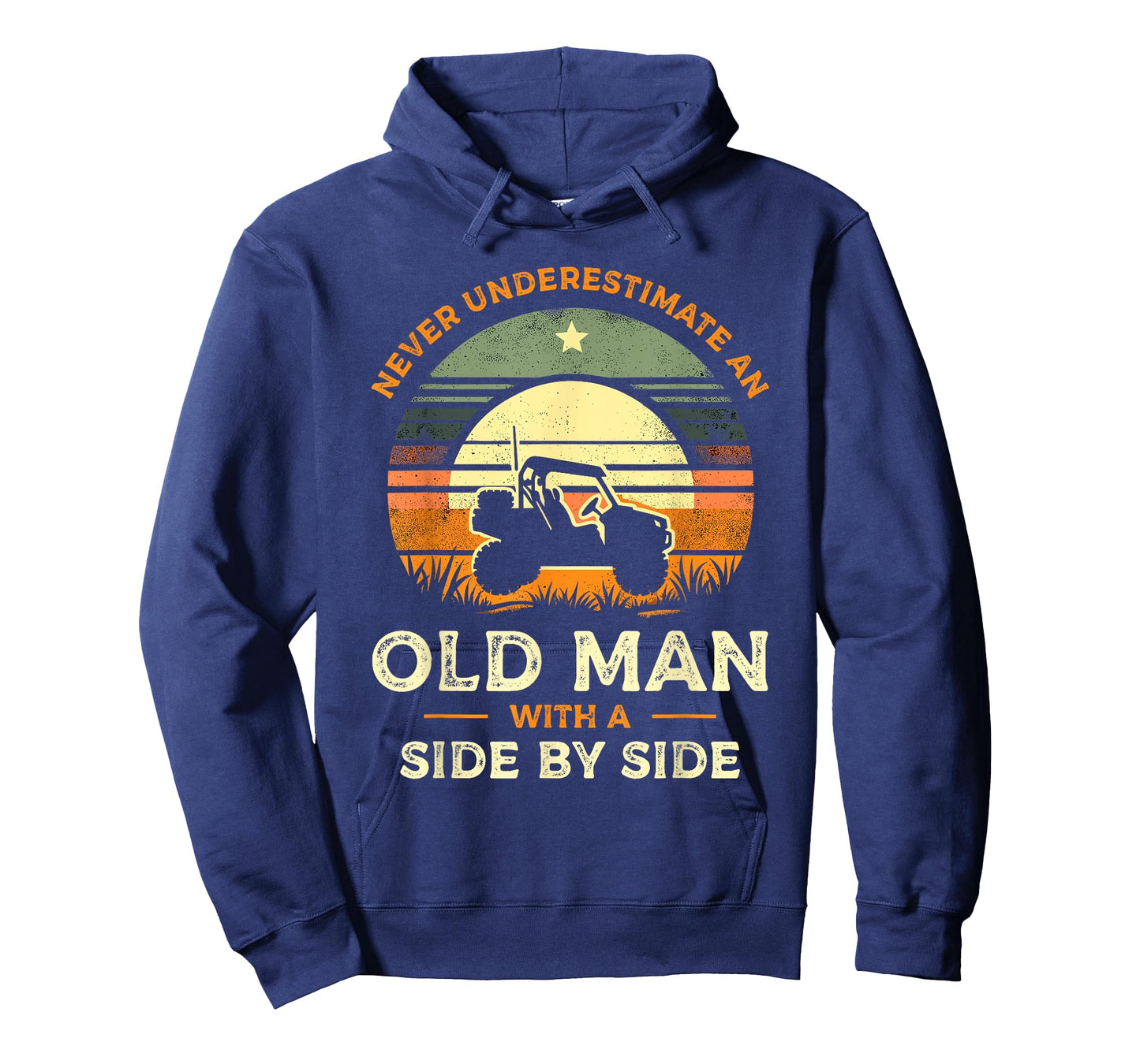 Never Underestimate an Old Man with A Side by Side UTV T-Shirt