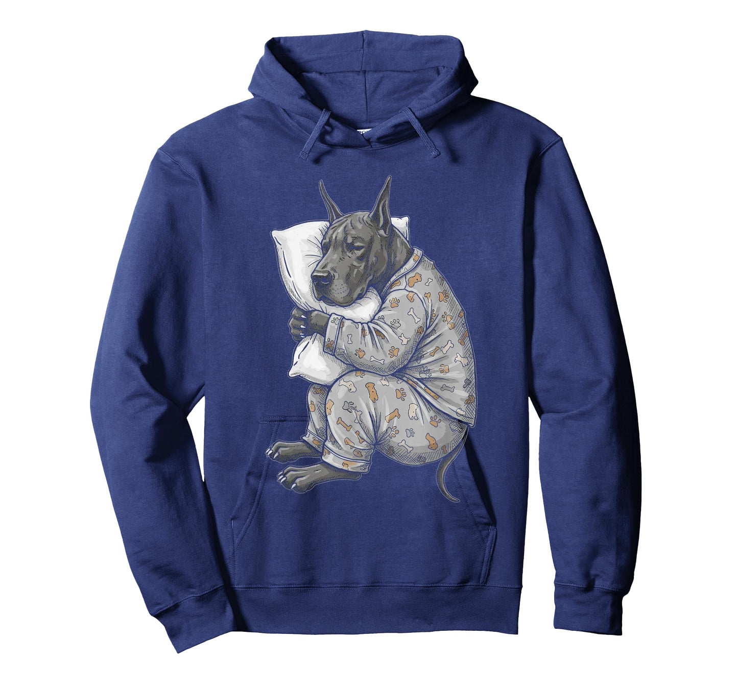 Funny Sleepy Great Dane Pajama Men Women Kids T-Shirt