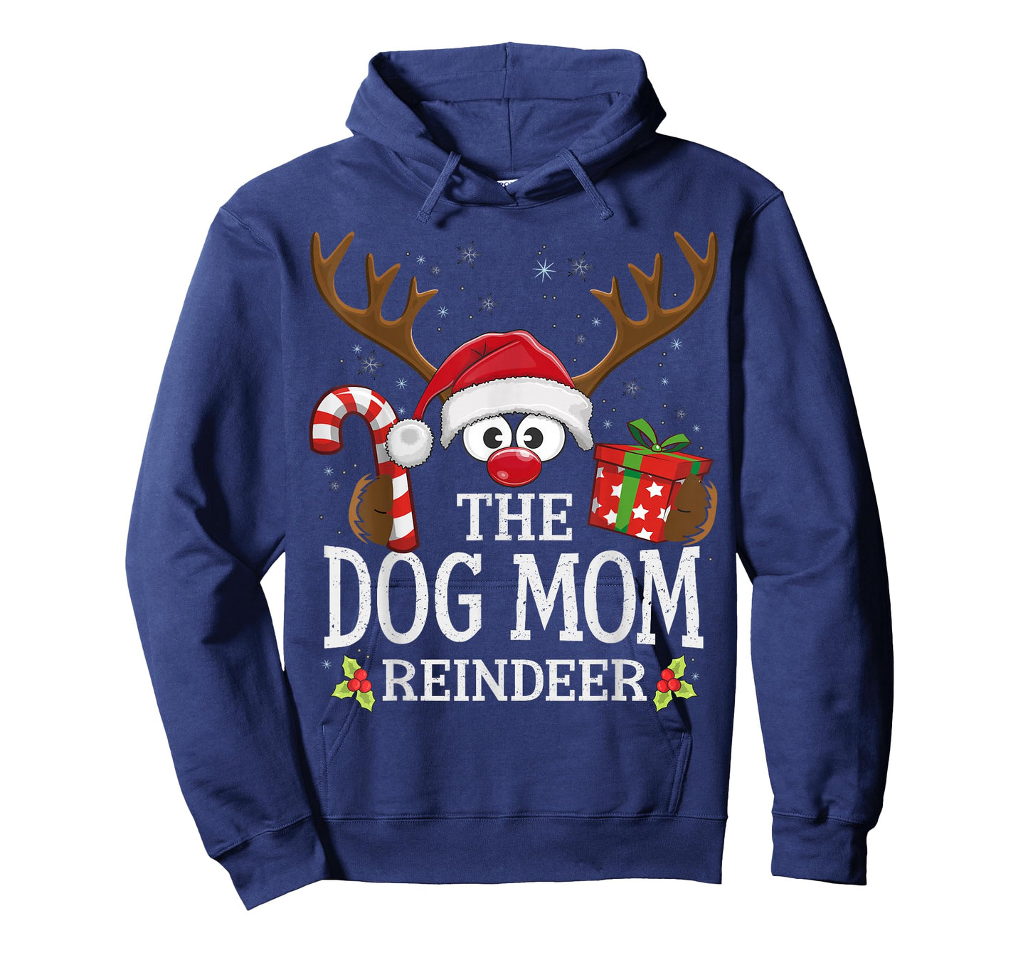 Christmas Matching The Dog Mom Reindeer Family T-Shirt for Men Women