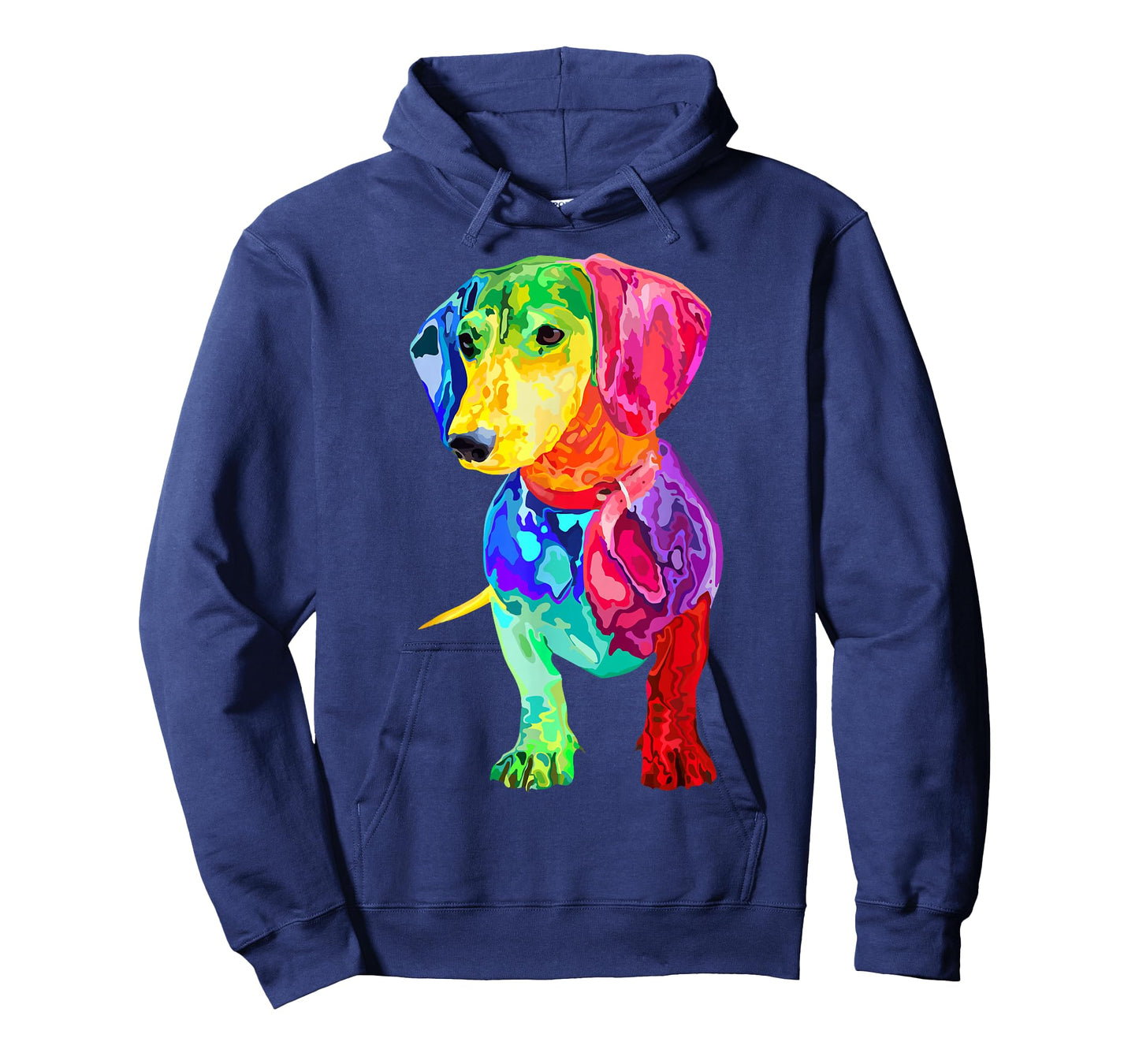 Dog Lover Gifts Dachshund for Womens Colorful Wiener Dog Men T-Shirt Small