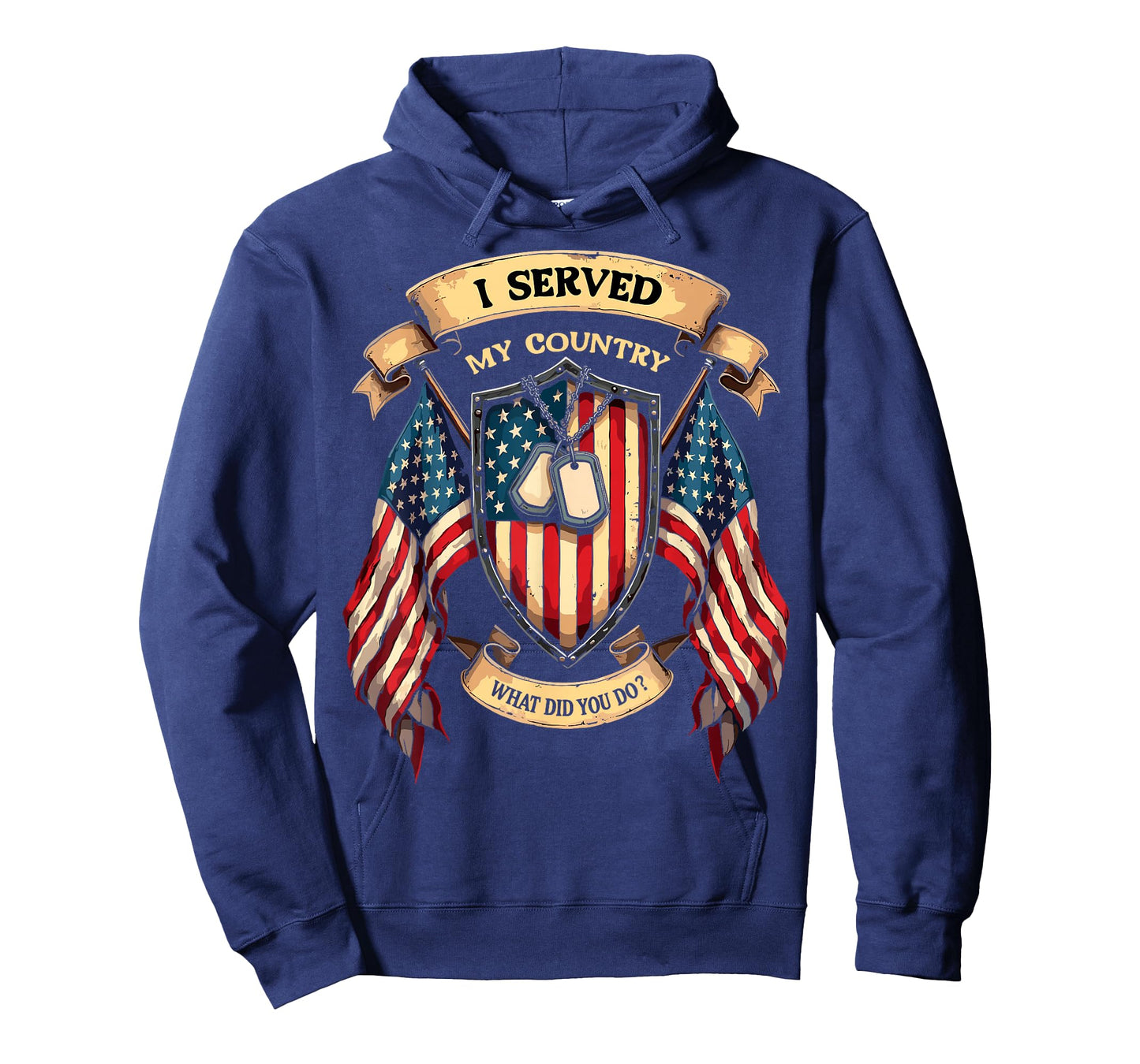 I Served My Country What Did You Do? USA Flag Veterans Day T-Shirt