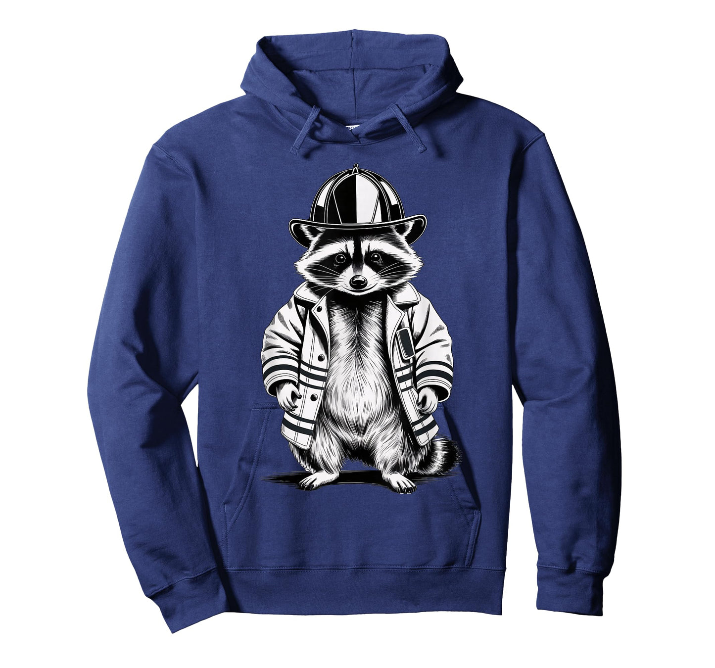 Funny Firefighter Raccoon T-Shirt