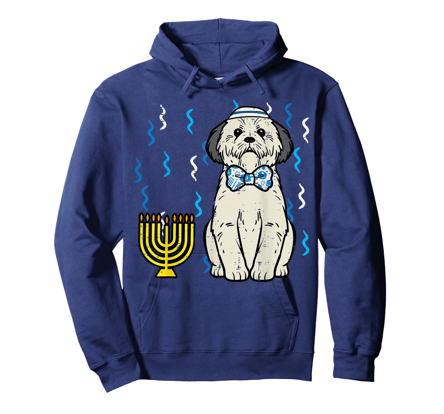 Hanukkah Dog Shih Tzu Chanukah Jewish Puppy Women Men Kids T-Shirt