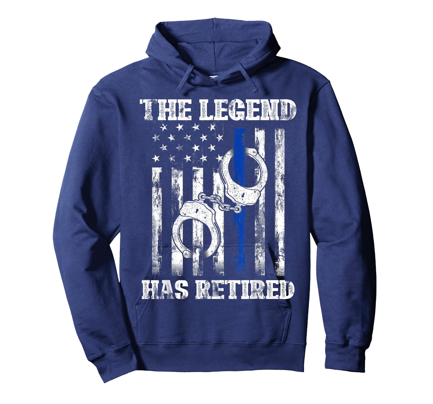 Retired Law Enforcement Officer Thin Blue Line Police T-Shirt