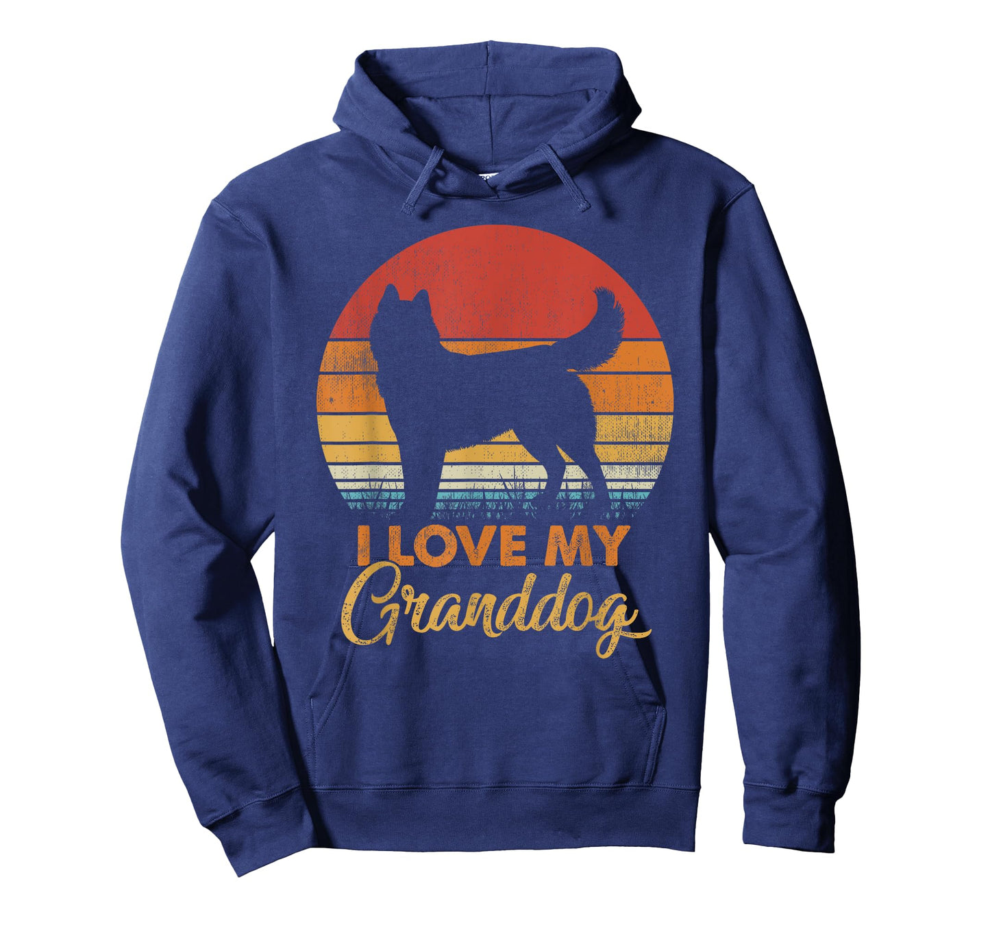 Love My Granddog Siberian Husky Grandparents T-Shirt