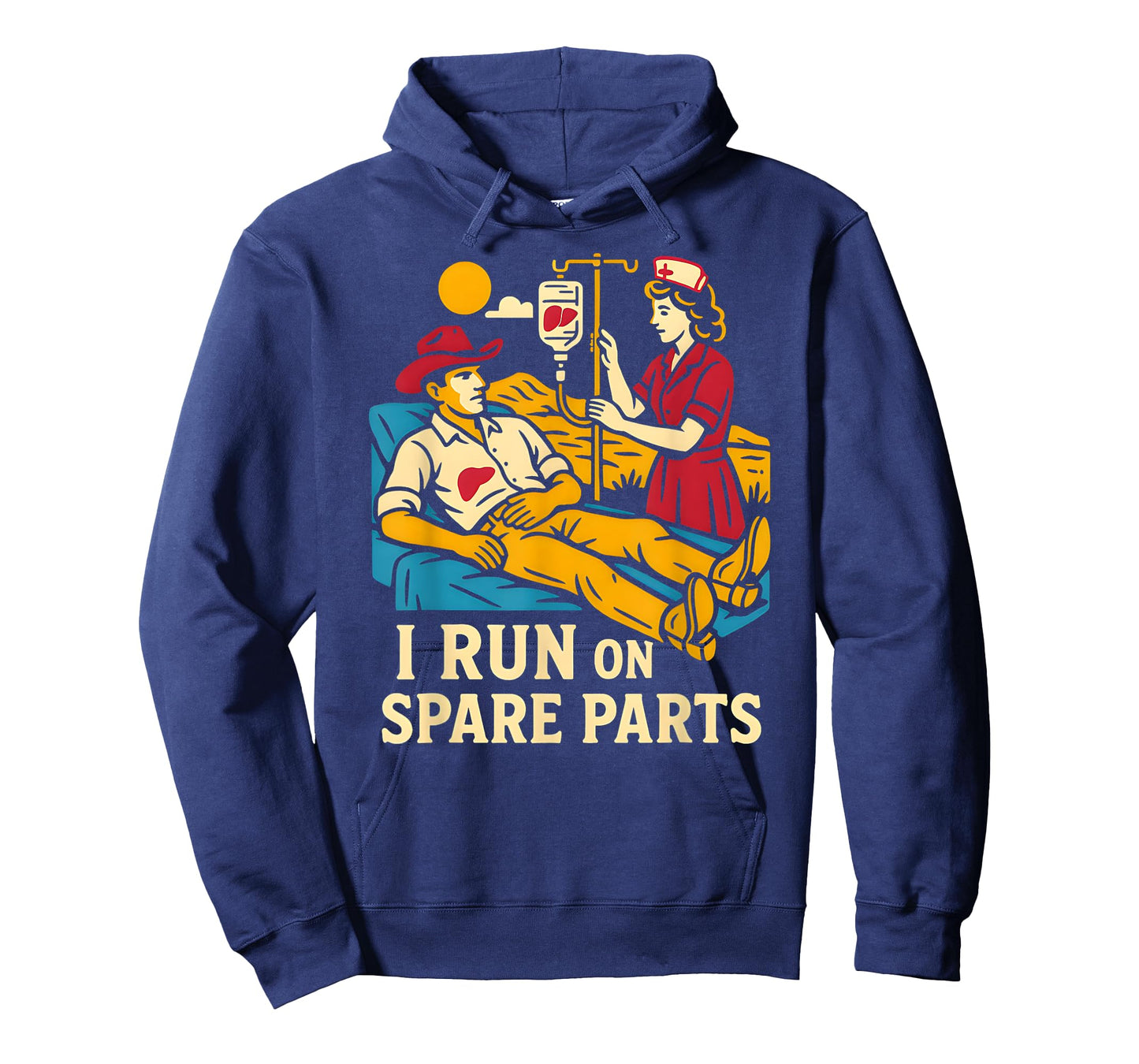 Liver Surgery I Run on Spare Parts Fun Mens Patient T-Shirt