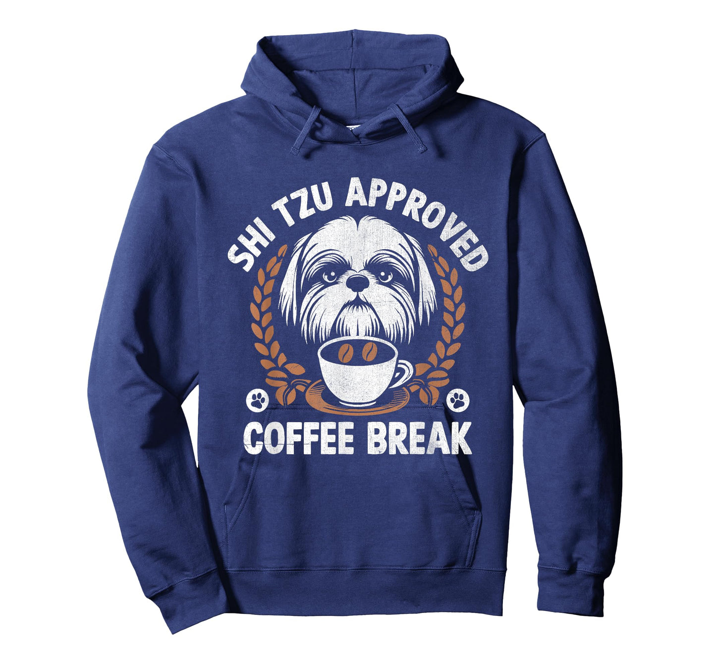 Shih Tzu Mom Dad Coffee Drinking Shih Tzu Cute Dog Owner T-Shirt