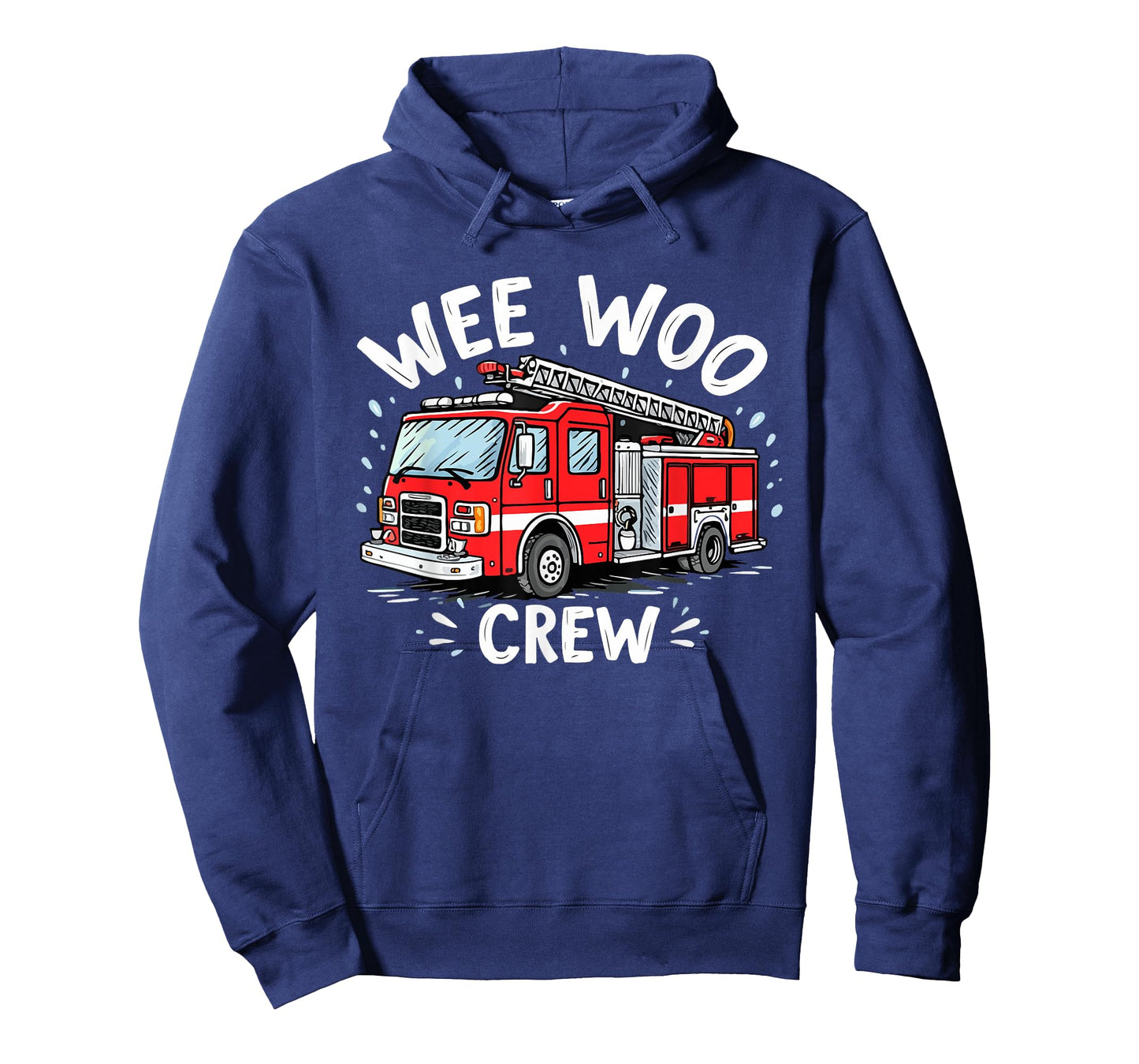 Funny Fire Truck Wee Woo Crew Firetruck Lover Men Women Kids T-Shirt