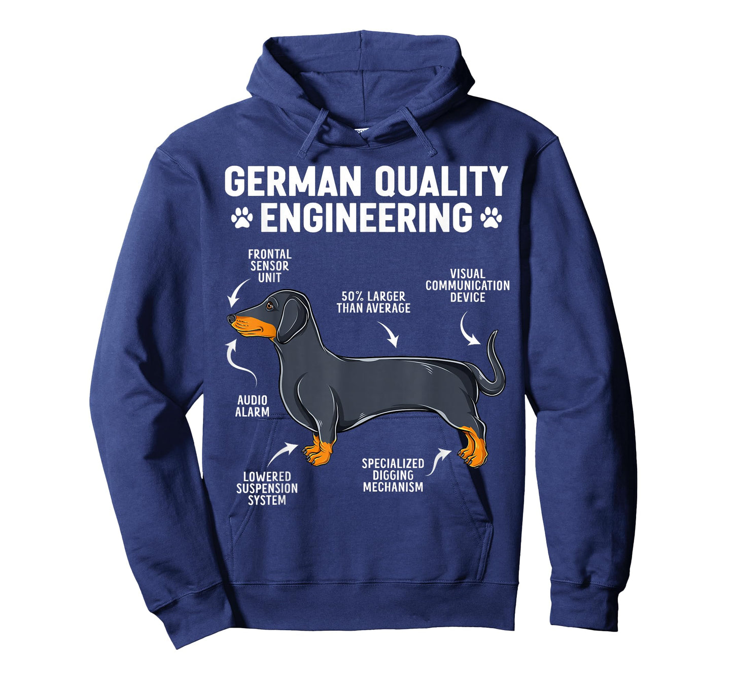German Engineering Dachshund Lover Funny Doxie Dog T-Shirt