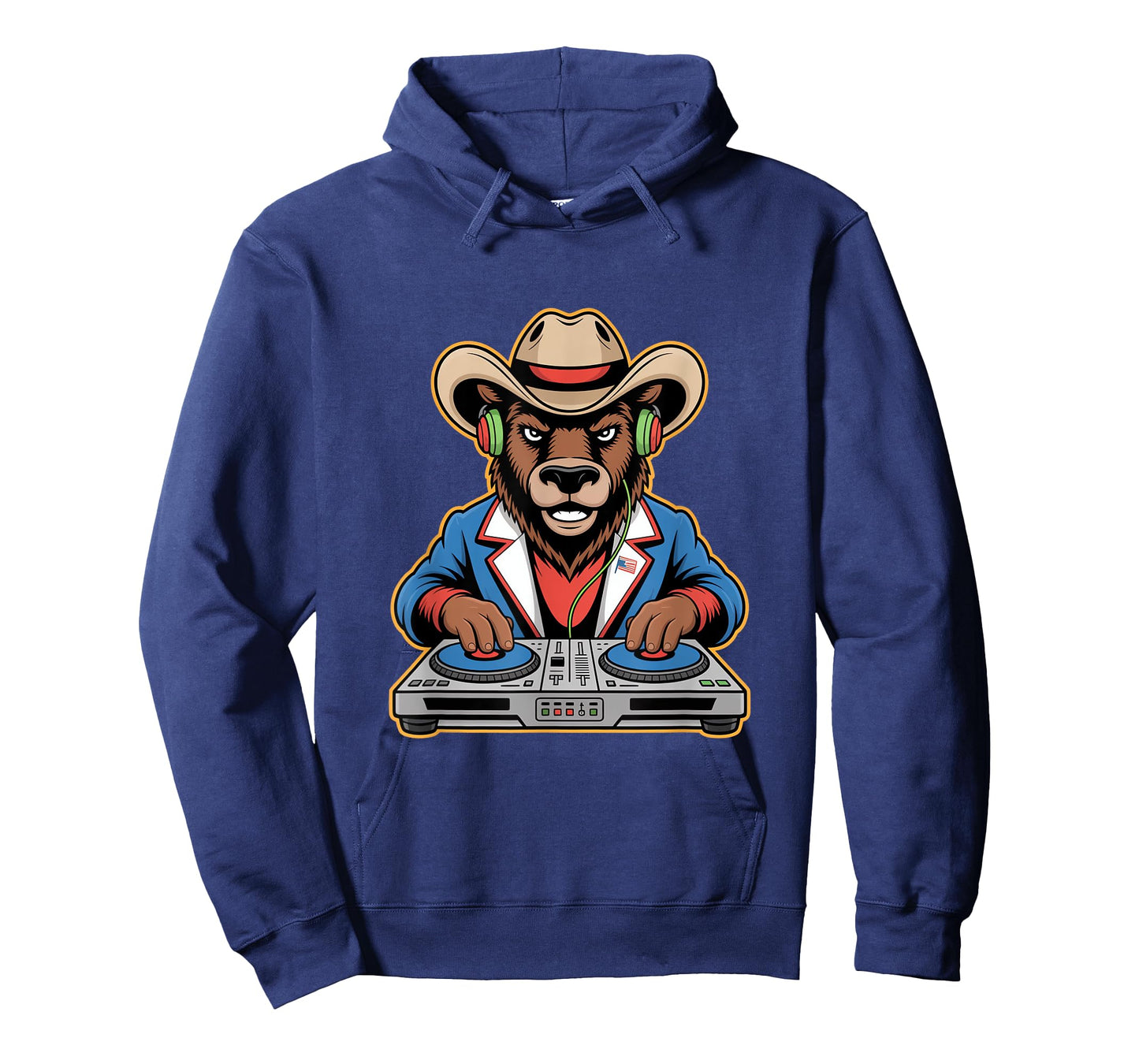 Dj Bear Cowboy Mixing Beats Wild West T-Shirt