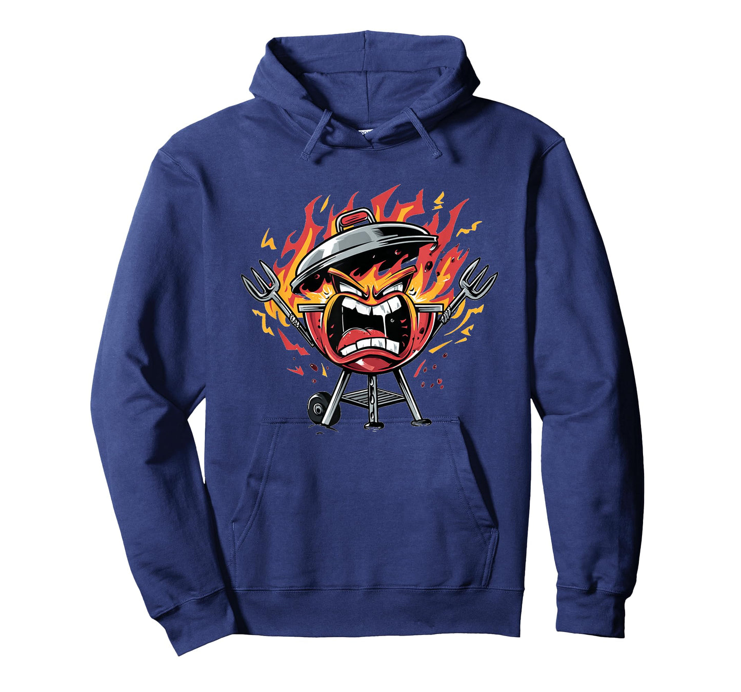 Funny Yelling Grill with Flames for BBQ Boys and Girls T-Shirt