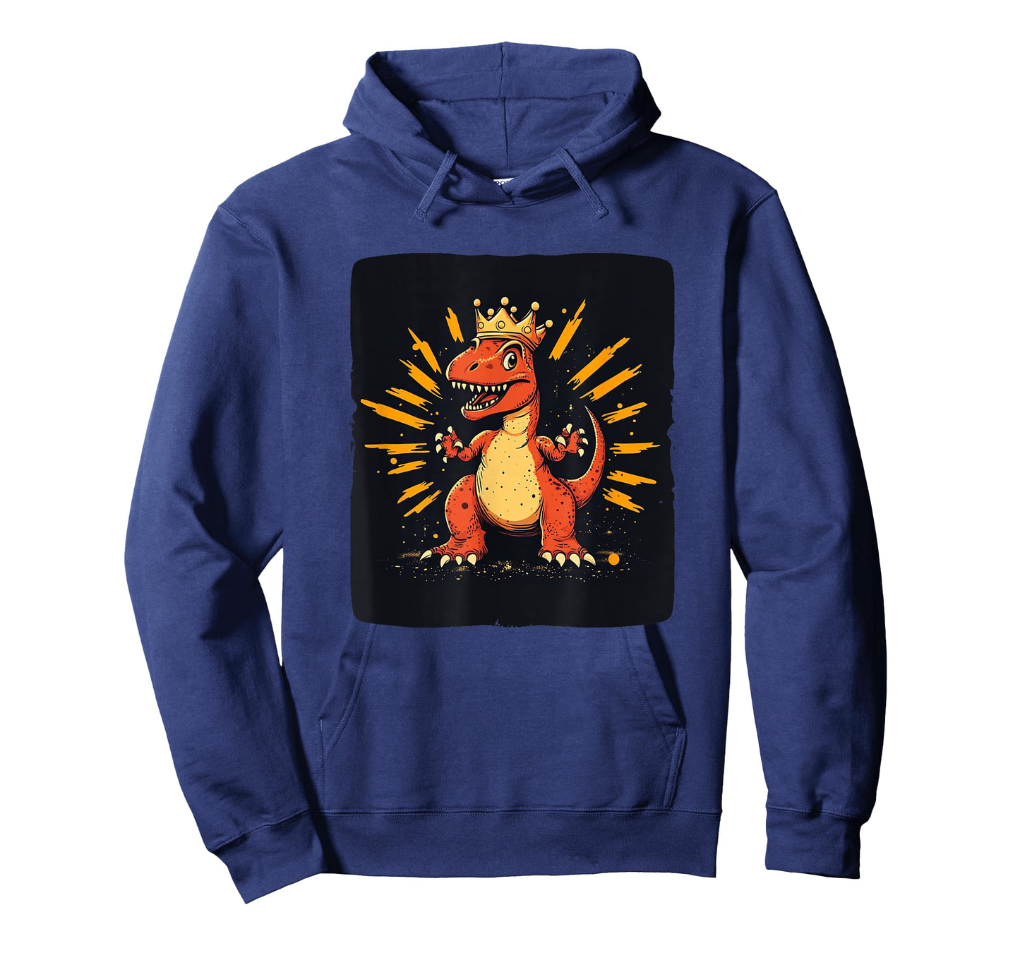 Cool Red Dinosaur with Crown Costume for Kingdom Lovers T-Shirt