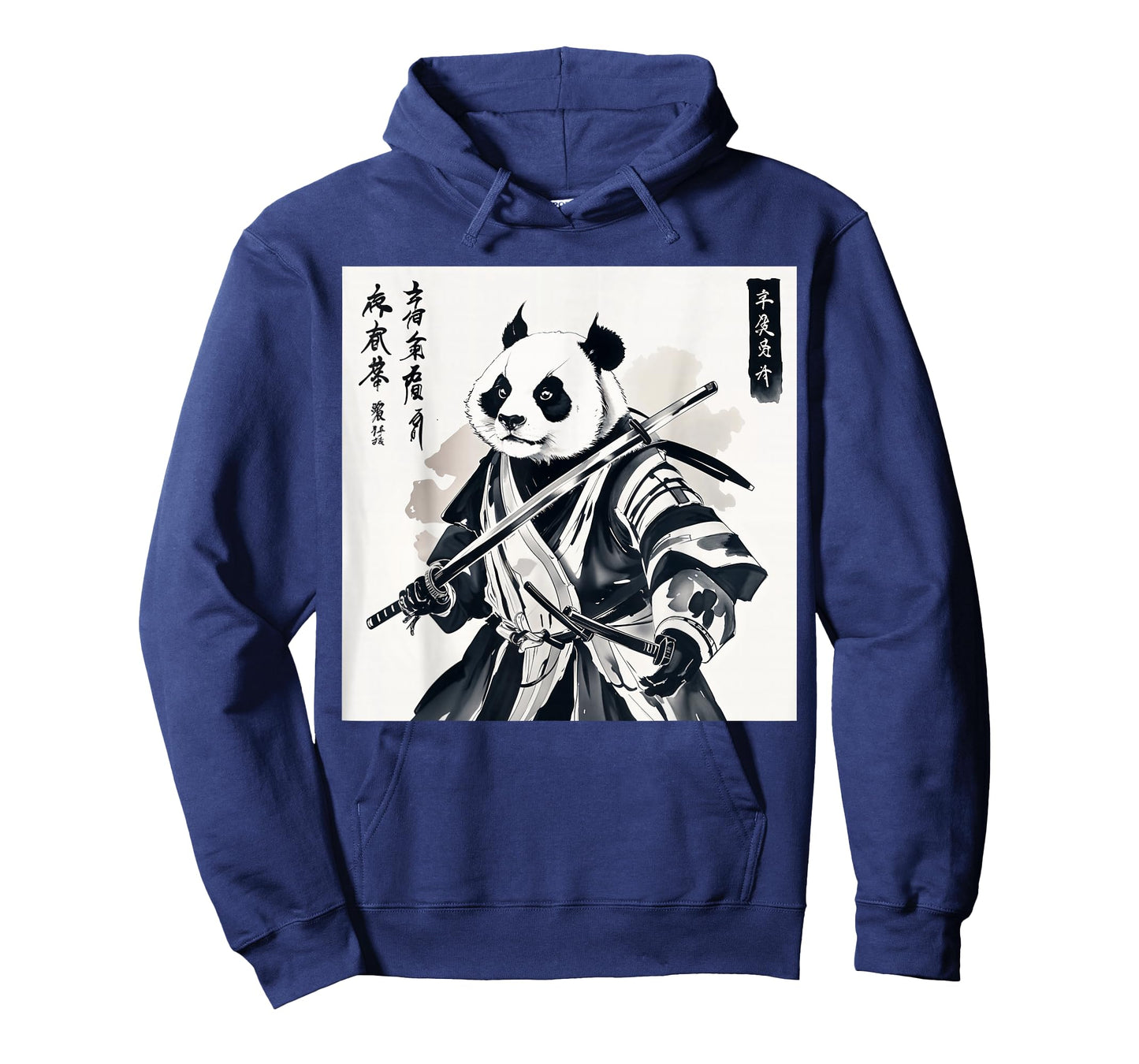 Samurai Panda Graphic Warrior Art tee Japanese Anime Ukiyo-e T-Shirt