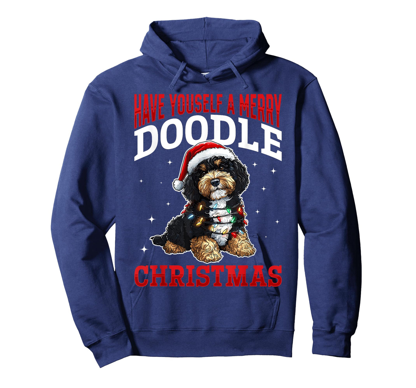 Bernedoodle Christmas Dog Breed Have Yourself a Merry Doodle Men Women Kids T-Shirt