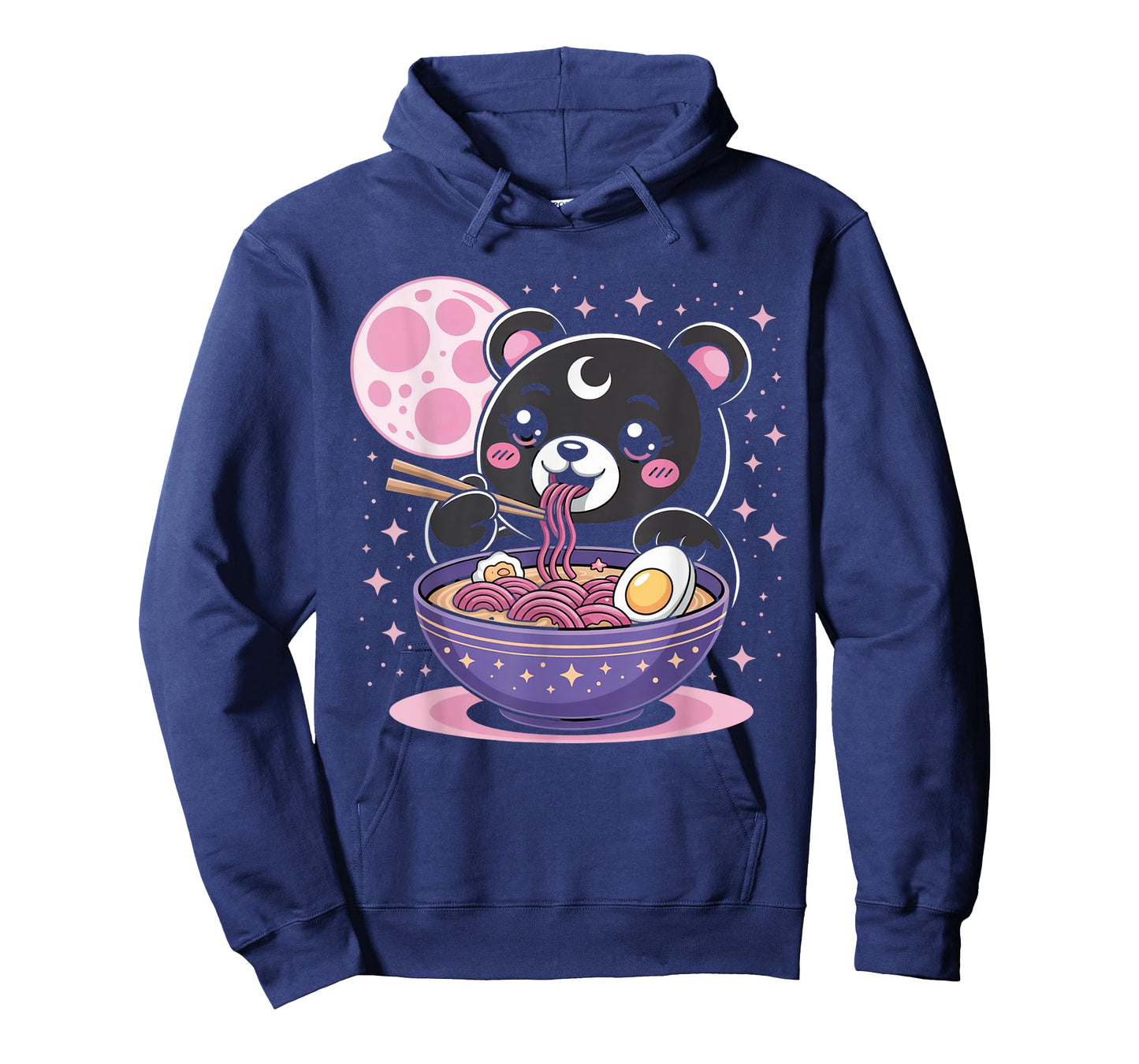 Pastel Goth Clothing Bear Eating Ramen Goth Girl Clothes T-Shirt