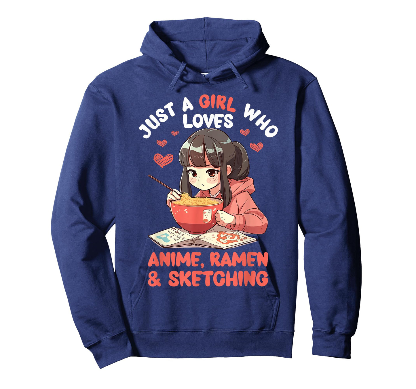 Just A Girl Who Loves Anime Ramen and Sketching Japan Anime T-Shirt