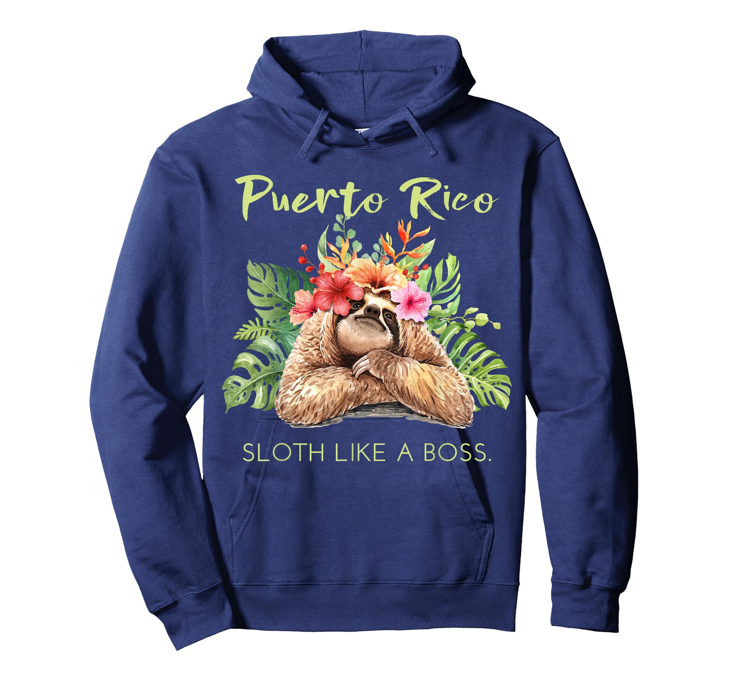 Puerto Rico Sloth Like a Boss Vacation Souvenir T-Shirt