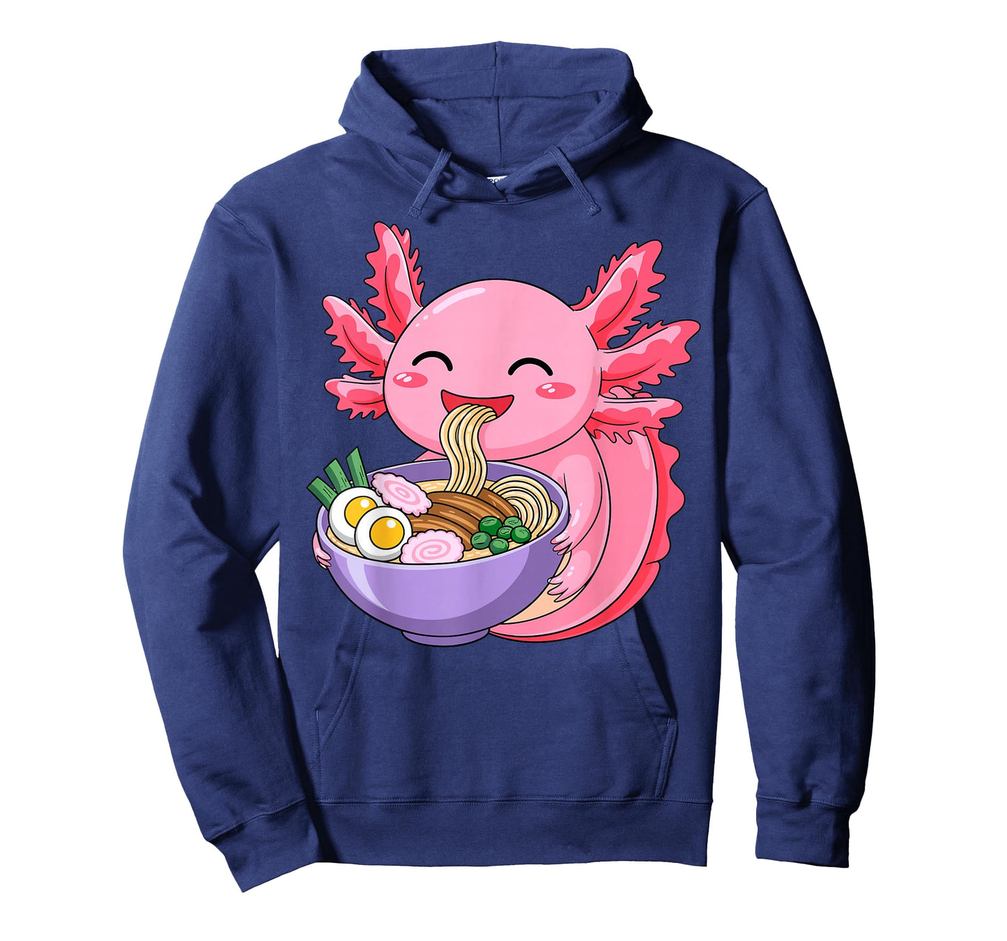 Cute Axolotl Ramen Lover Anime Noodle Tee Japanese Kawaii T-Shirt
