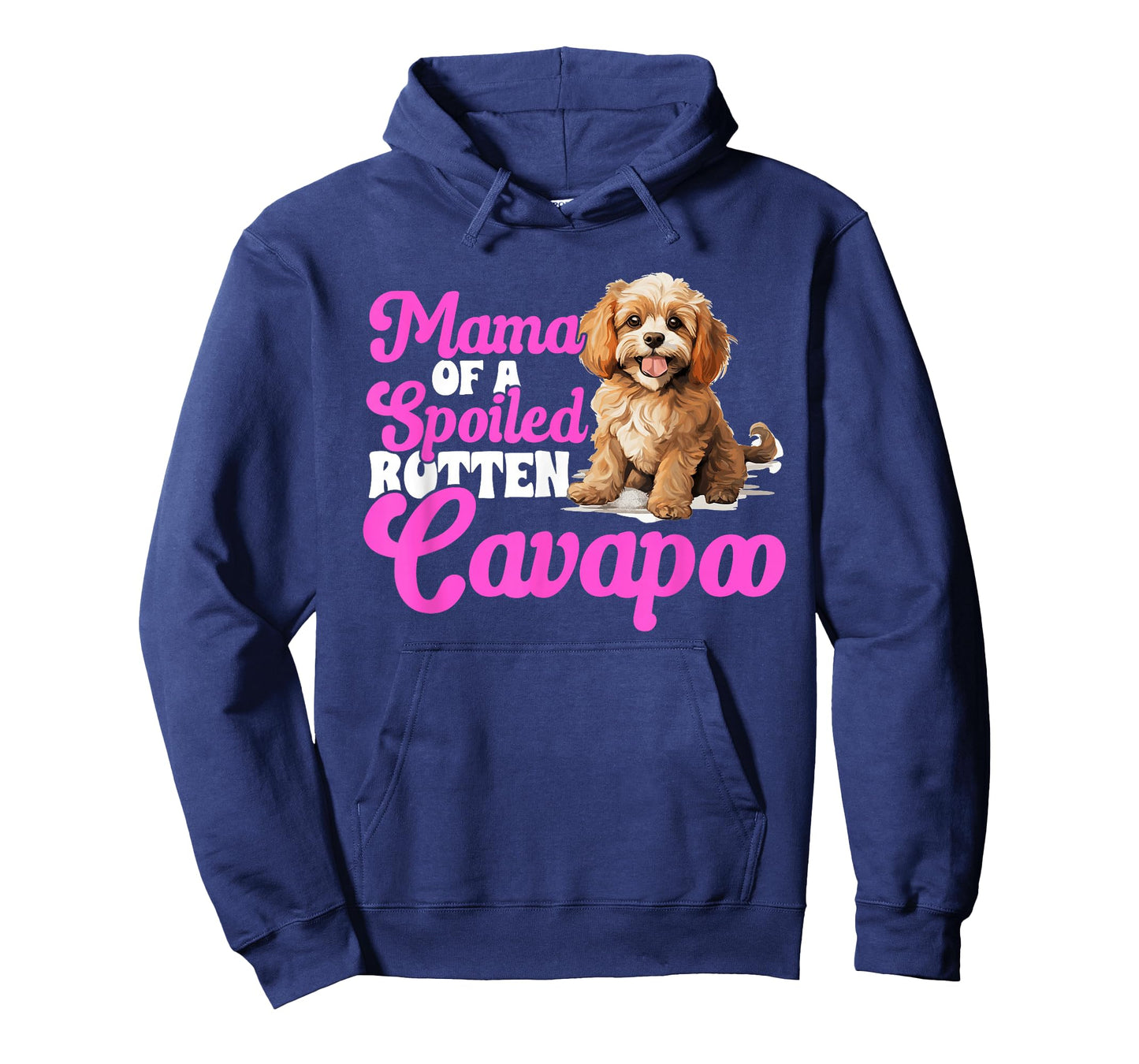 Cavapoo Dog Breed Pet Mama of a Spoiled Rotten Cavapoo T-Shirt