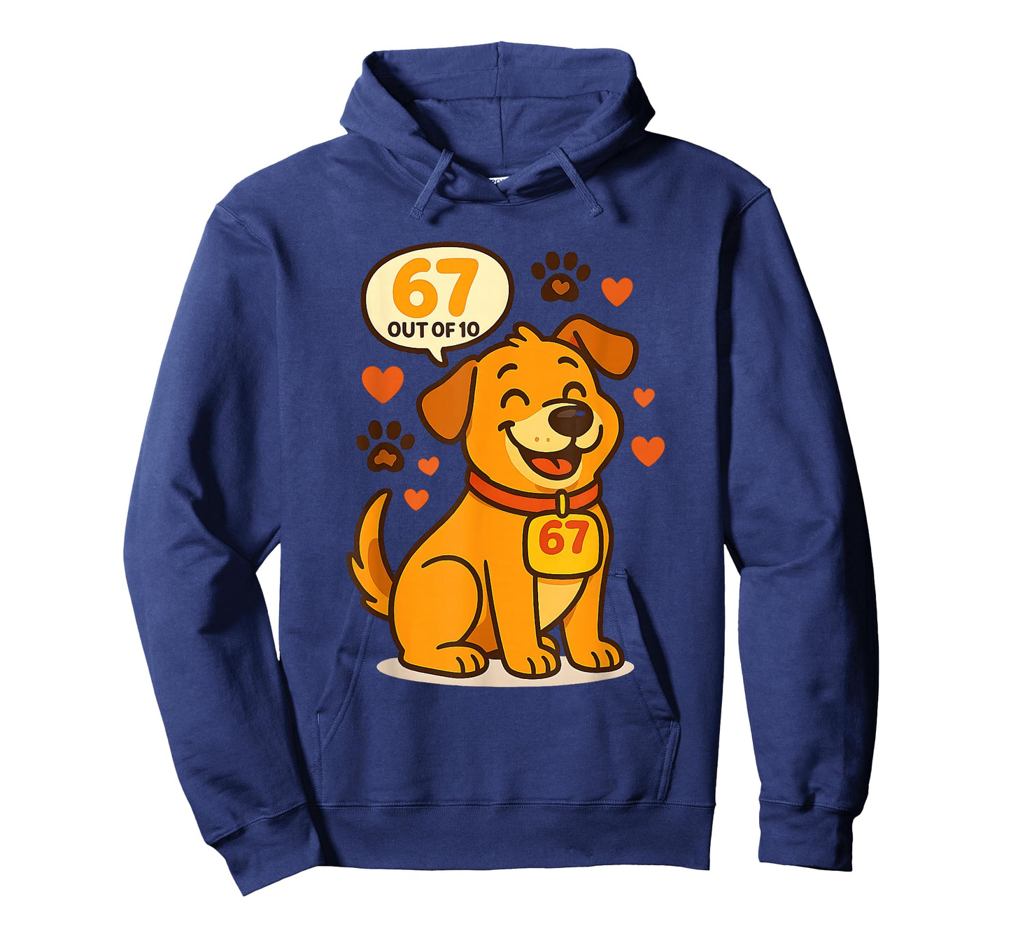 67 Out of 10 Dog Cute Rating Funny Puppy Pet Lover 6 7 Meme T-Shirt