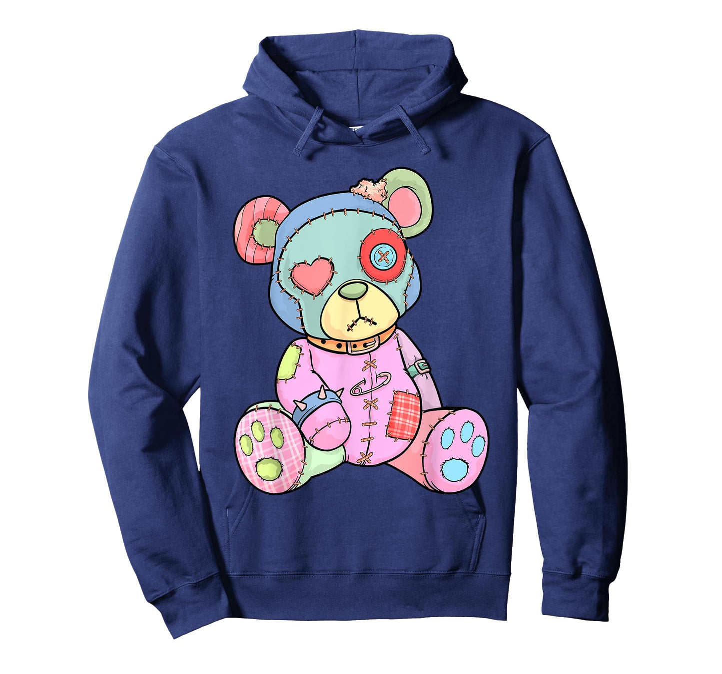 Pastel Goth Teddy Bear Japanese Anime Kawaii Menhera T-Shirt Small