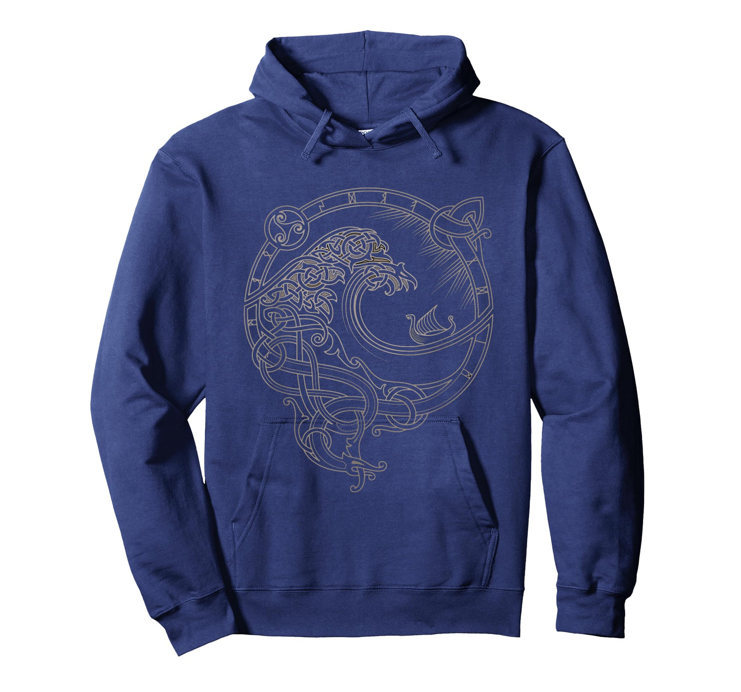 Vintage-Vikings celtic mythology dragon boat wave runes T-Shirt