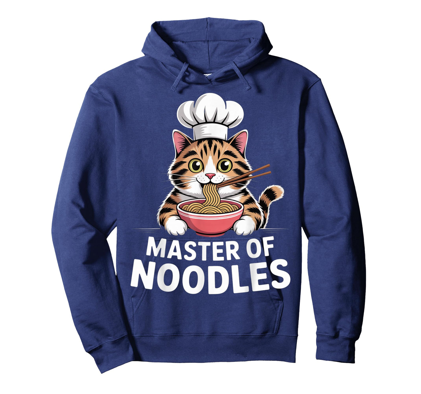 Master of Noodles Kawaii Ramen Chef Cat Cute T-Shirt