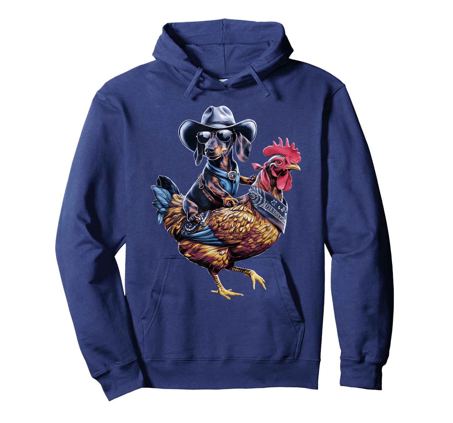 Dachshund Wiener cowboy riding a Chicken for dog lovers T-Shirt