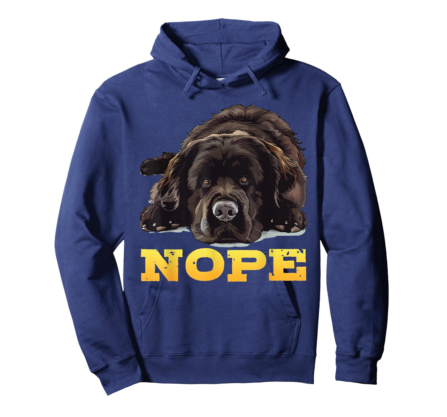 Newfoundland Nope Stubborn Newfie Funny Dog Owners T-Shirt