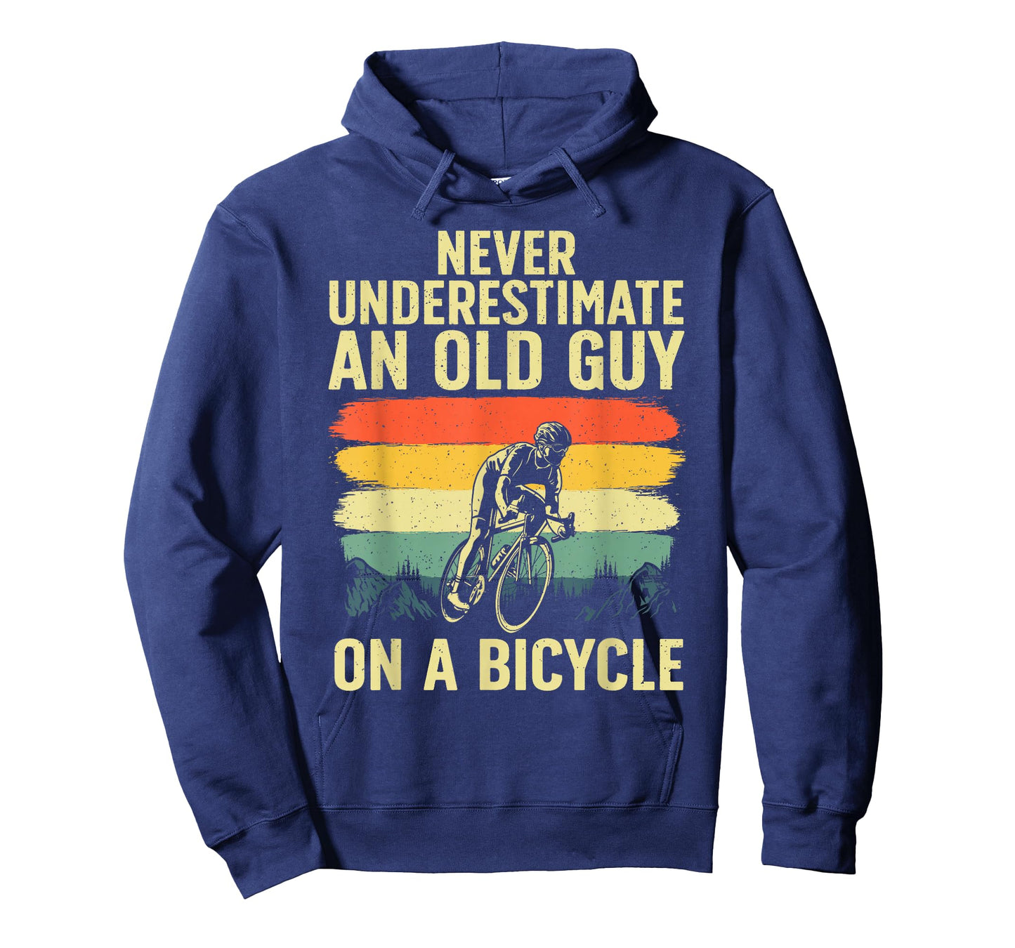 Cool Cycling Art for Men Grandpa Bicycle Riding Cycle Racing T-Shirt